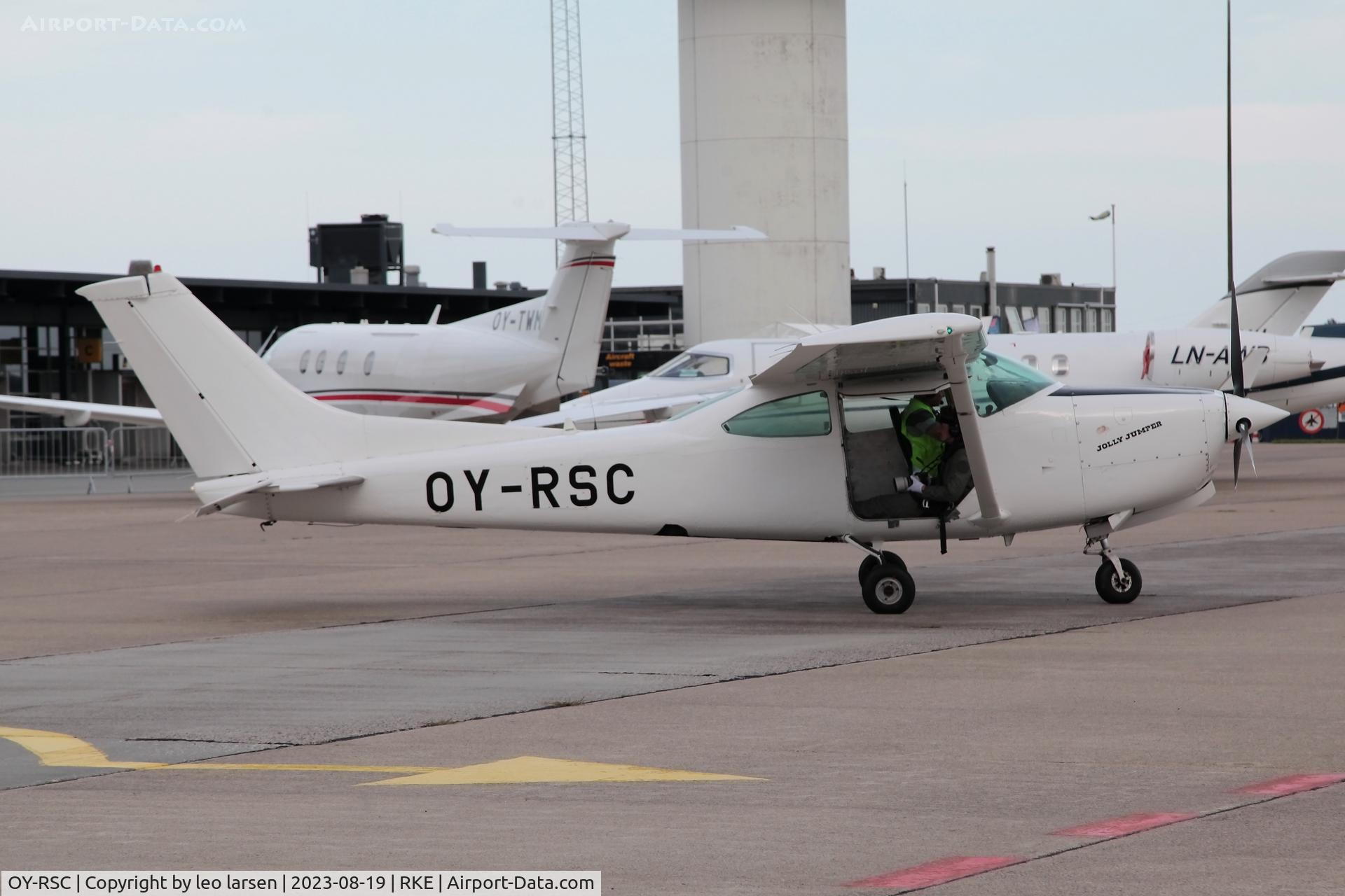 OY-RSC, 1980 Cessna TR182 Turbo Skylane RG Turbo Skylane RG C/N R182 01575, Roskilde 19.8.2023