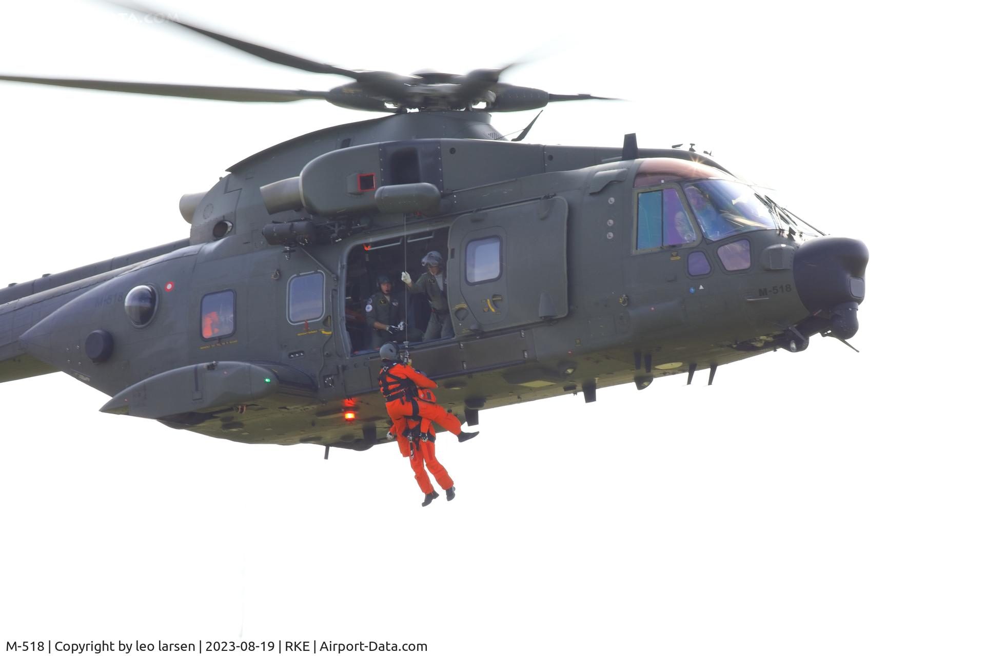 M-518, 2009 AgustaWestland EH-101 Mk.512 Merlin Joint Supporter C/N 50225/DEN18, Roskilde Air Show 19.8.2023
