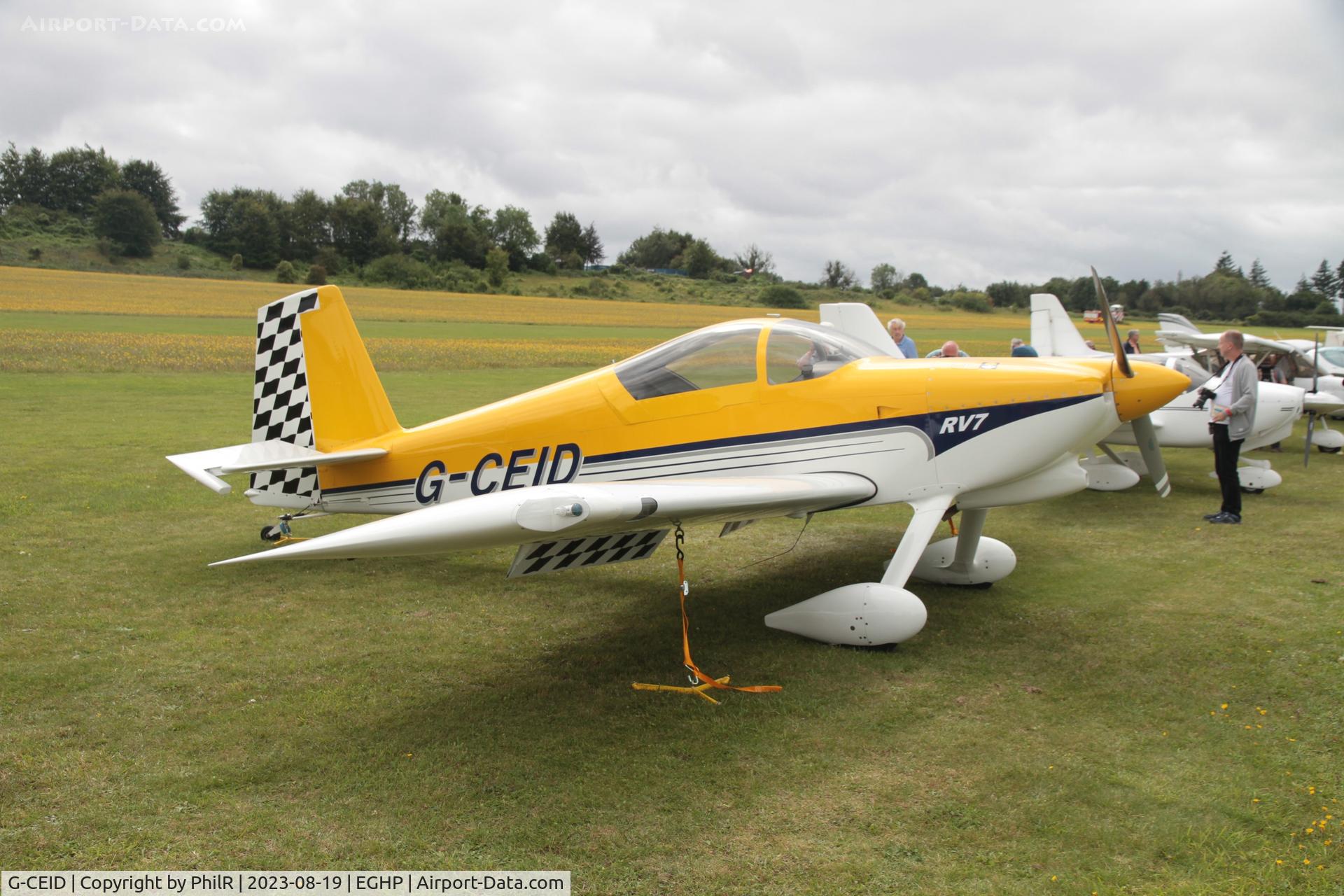 G-CEID, 2007 Vans RV-7 C/N PFA 323-14403, G-CEID 2007 VANS RV-7 LAA Rally Popham