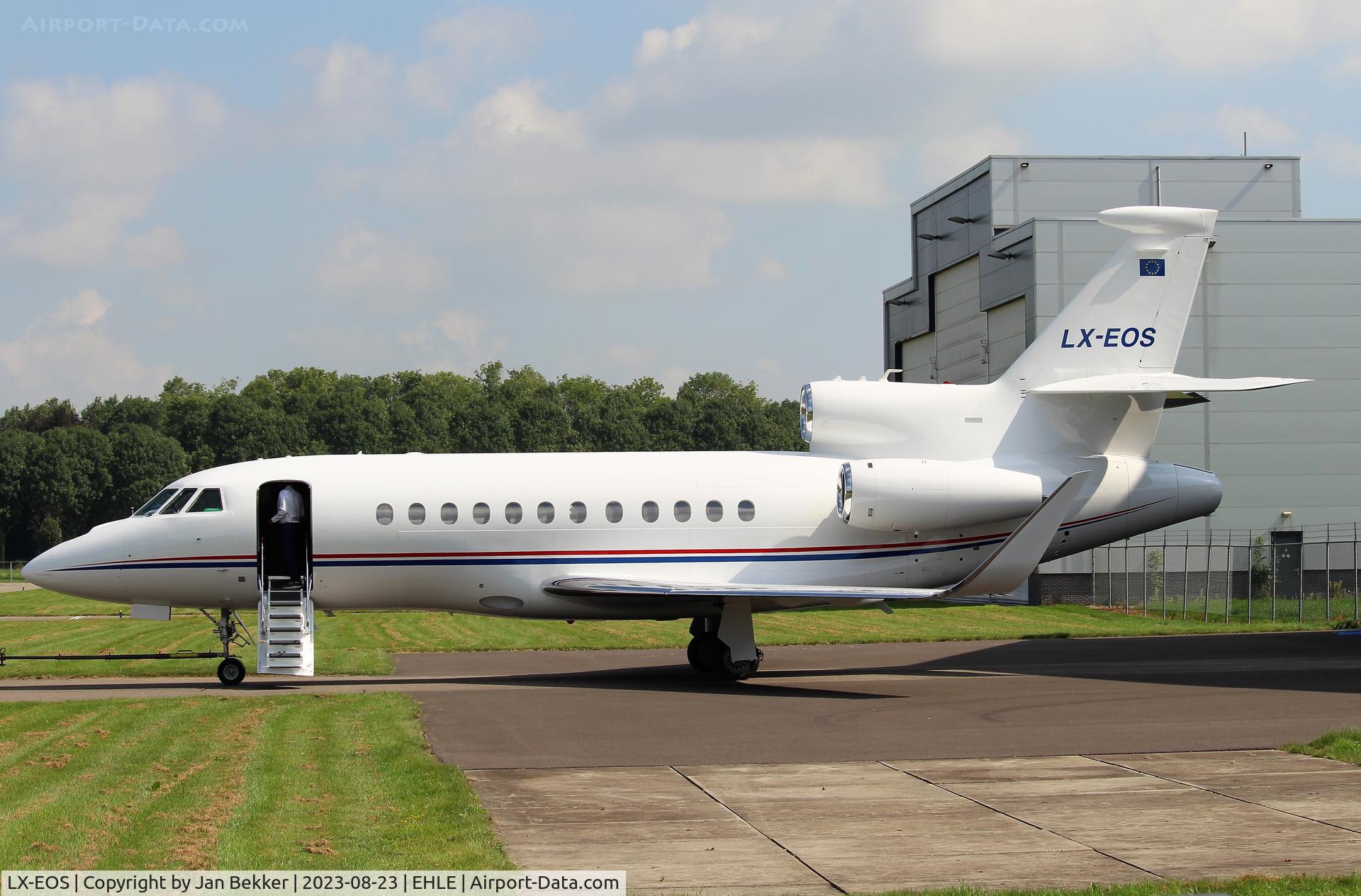 LX-EOS, Dassault Falcon 900LX C/N 318, Lelystad Airport
