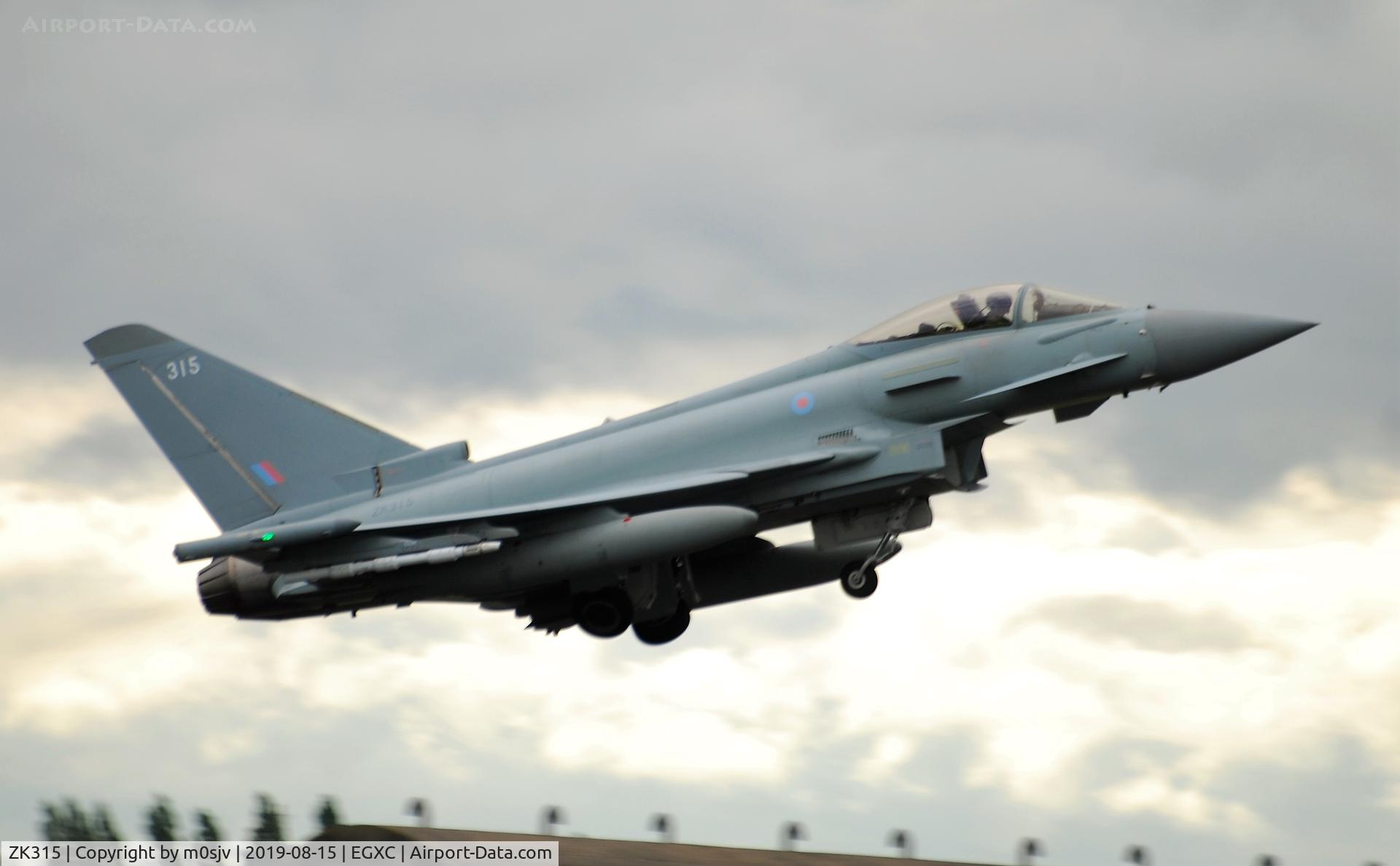 ZK315, 2014 Eurofighter EF-2000 Typhoon FGR4 C/N BS074/293, Taken from CG1