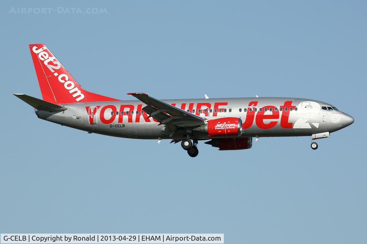 G-CELB, 1986 Boeing 737-377 C/N 23664, at spl