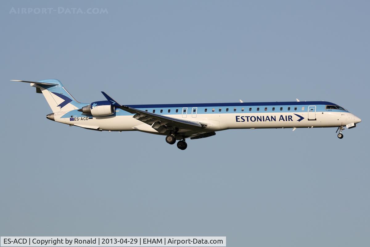 ES-ACD, 2011 Bombardier CRJ-900LR (CL-600-2D24) C/N 15276, at spl