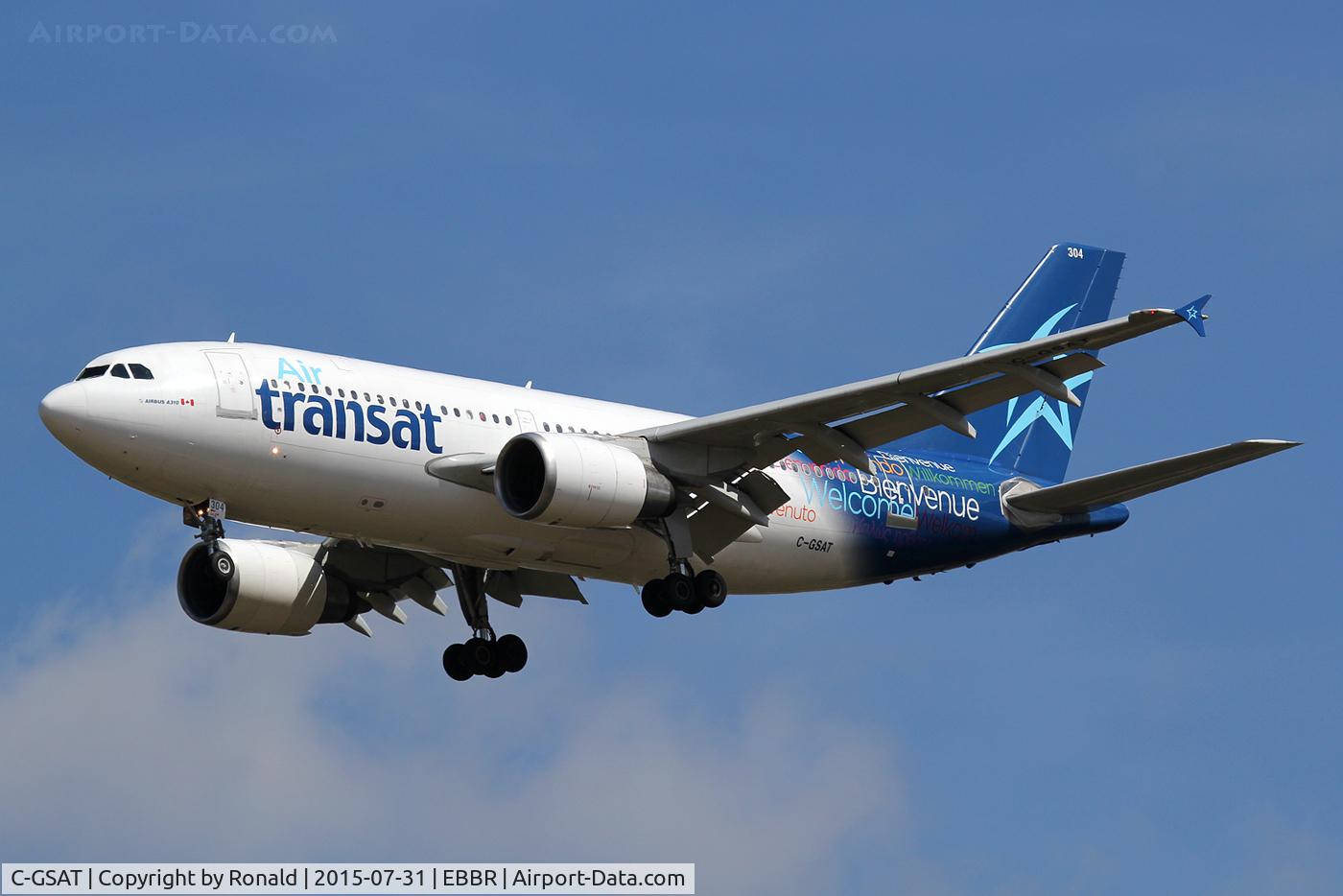 C-GSAT, 1991 Airbus A310-308 C/N 600, at bru