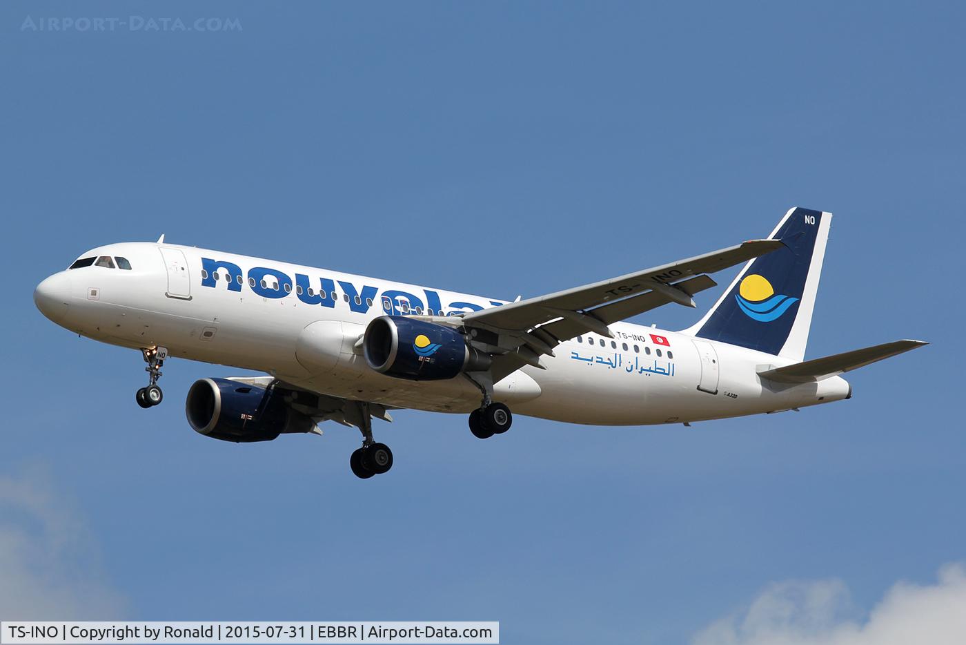 TS-INO, 2008 Airbus A320-214 C/N 3480, at bru