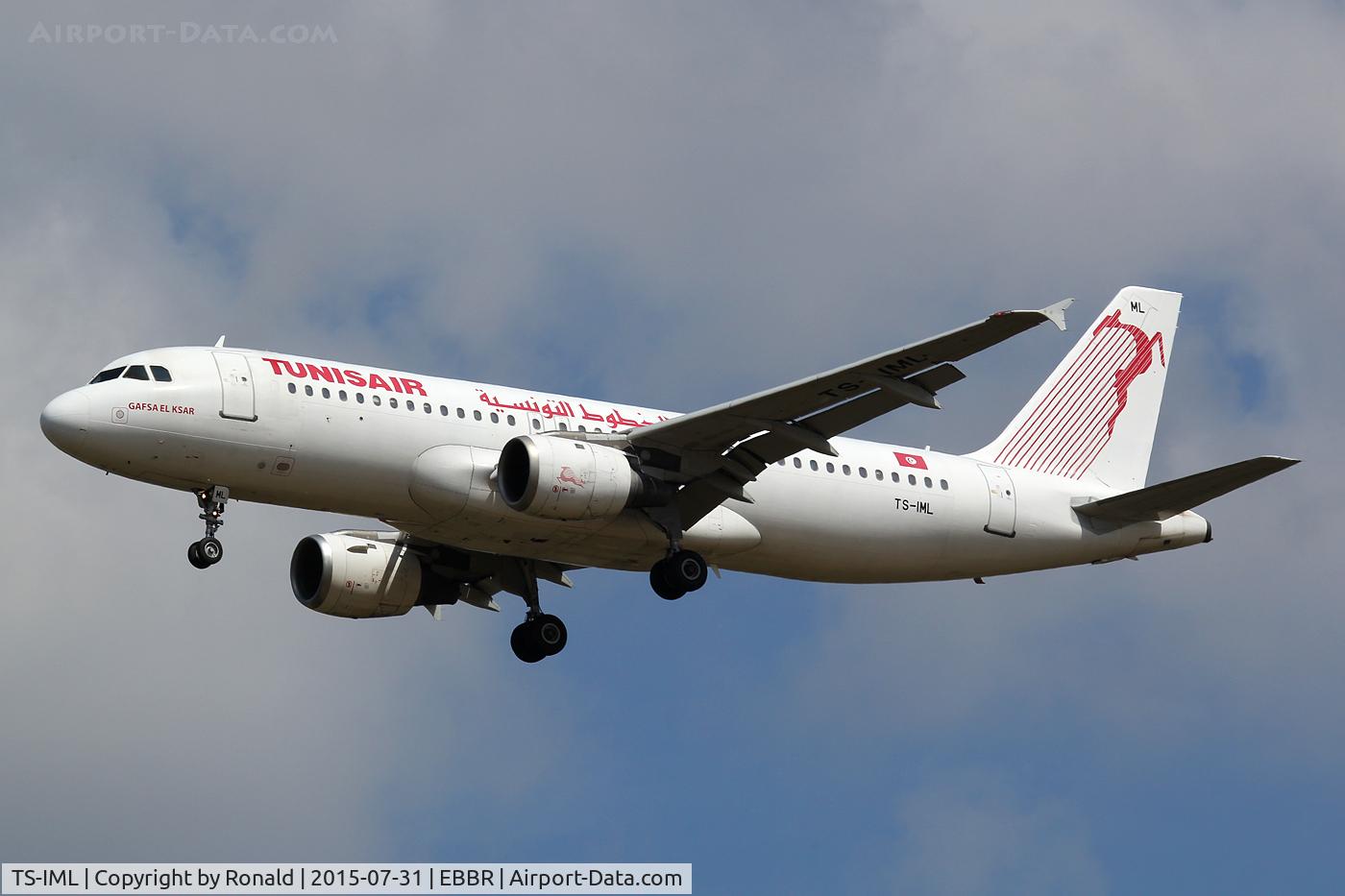 TS-IML, 1999 Airbus A320-211 C/N 0958, at bru