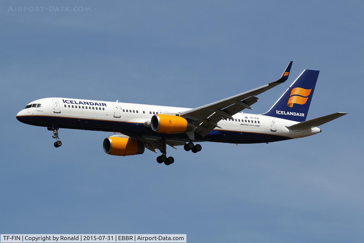 TF-FIN, 1997 Boeing 757-208 C/N 28989, at bru