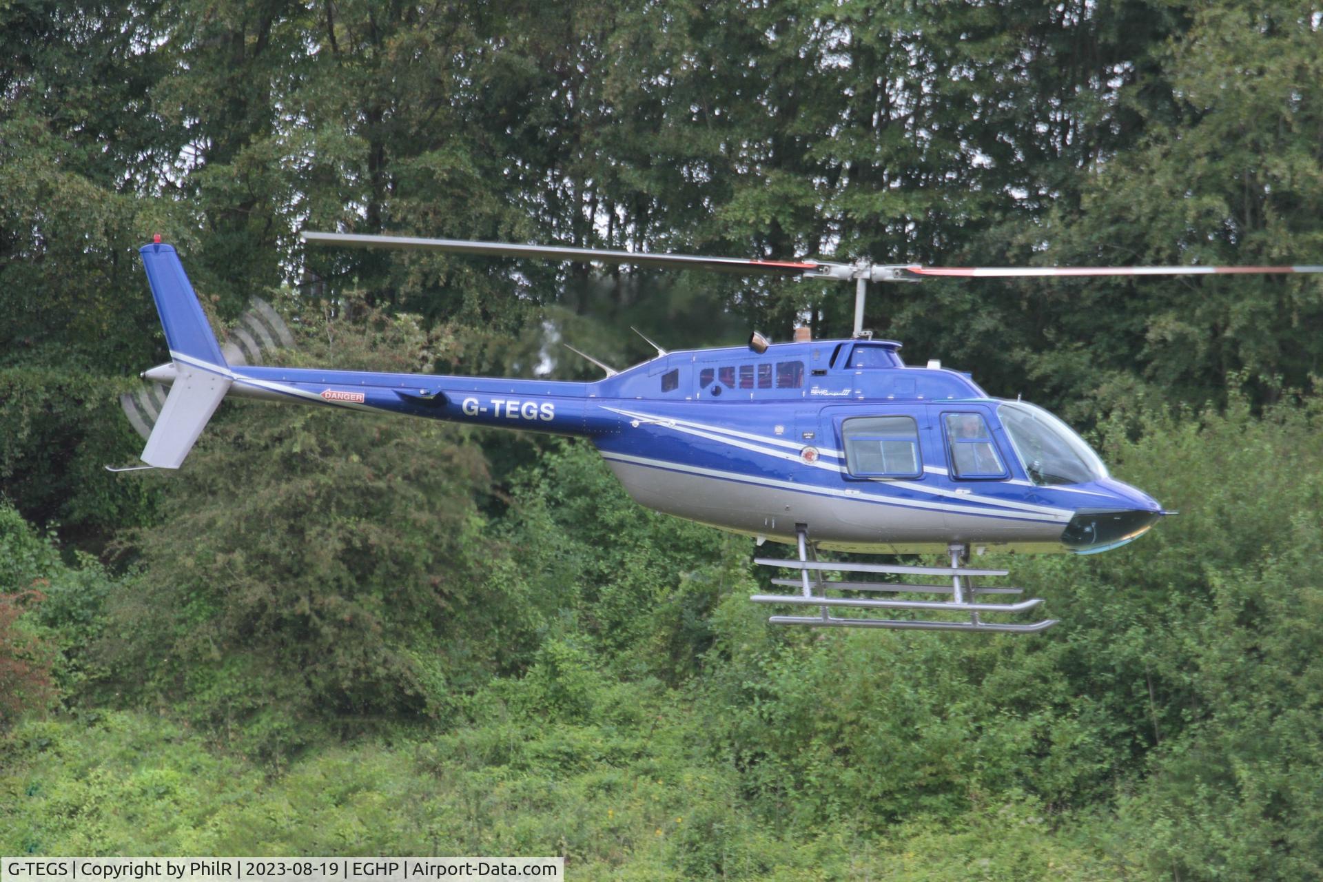 G-TEGS, 2007 Bell 206B JetRanger III C/N 4622, G-TEGS 2007 Bell 206B Jet Ranger lll LAA Rally Popham