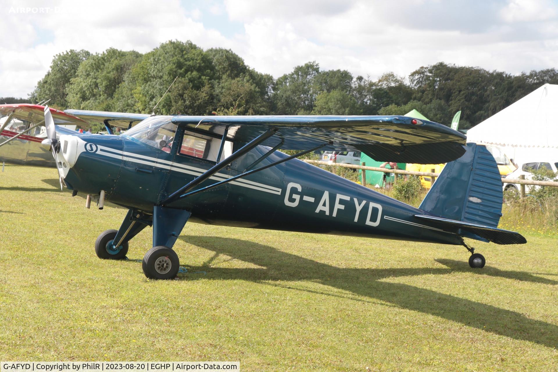 G-AFYD, 1939 Luscombe 8E Silvaire Silvaire C/N 1044, G-AFYD 1939 Luscombe 8F Silvaire LAA Fly In Popham