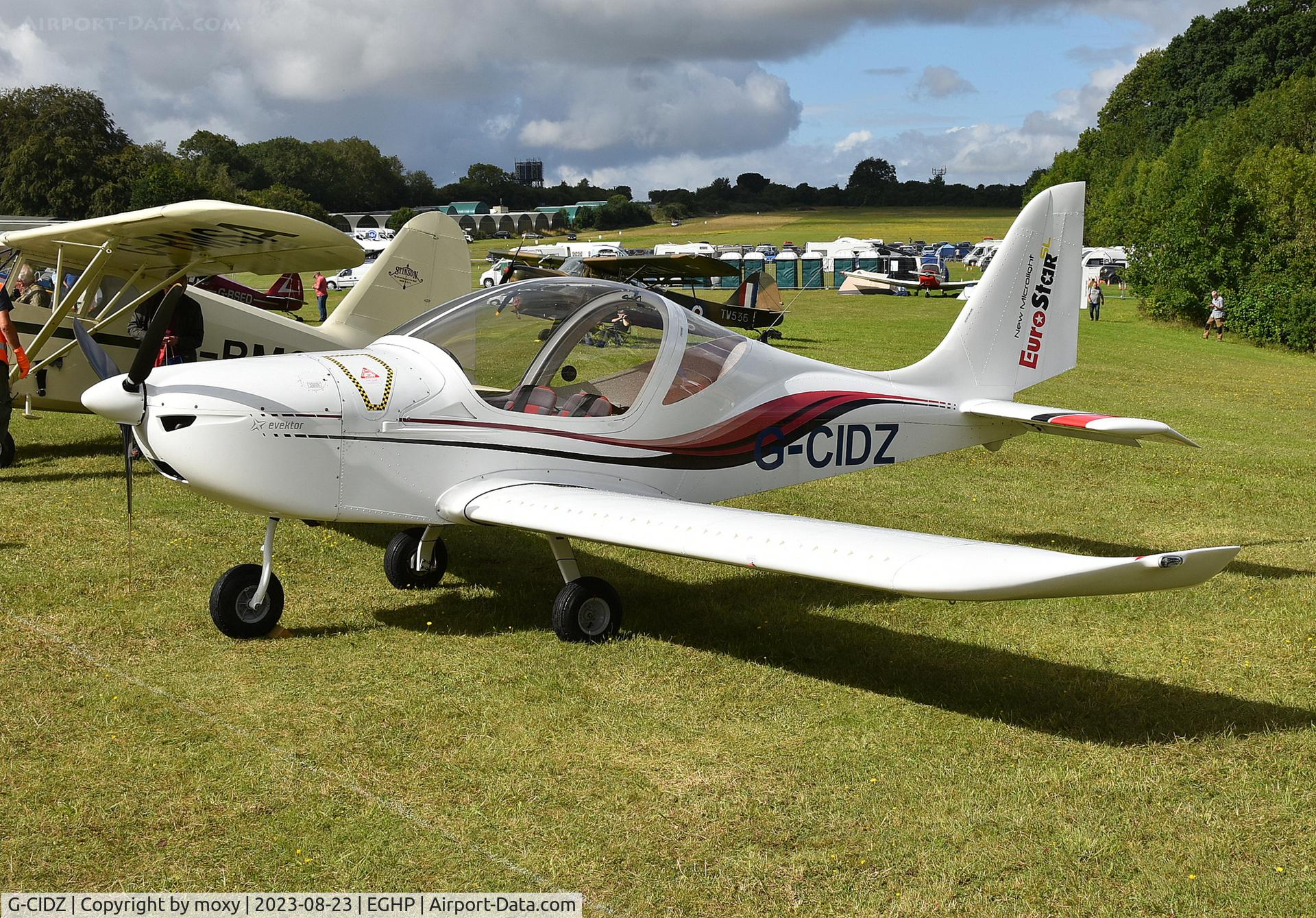 G-CIDZ, 2013 Aerotechnik EV-97 Eurostar SL C/N 2013-4107, Aerotechnik EV-97 Eurostar SL at Popham.