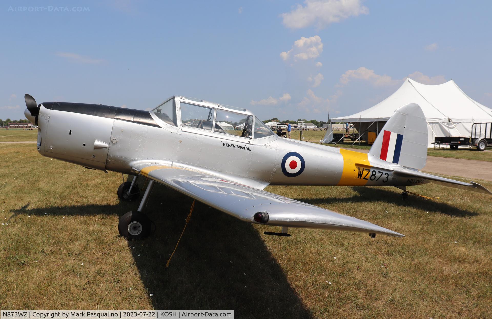 N873WZ, 1953 De Havilland DHC-1 Chipmunk T.10 C/N C1/0907, DHC-1 Chipmunk T.10