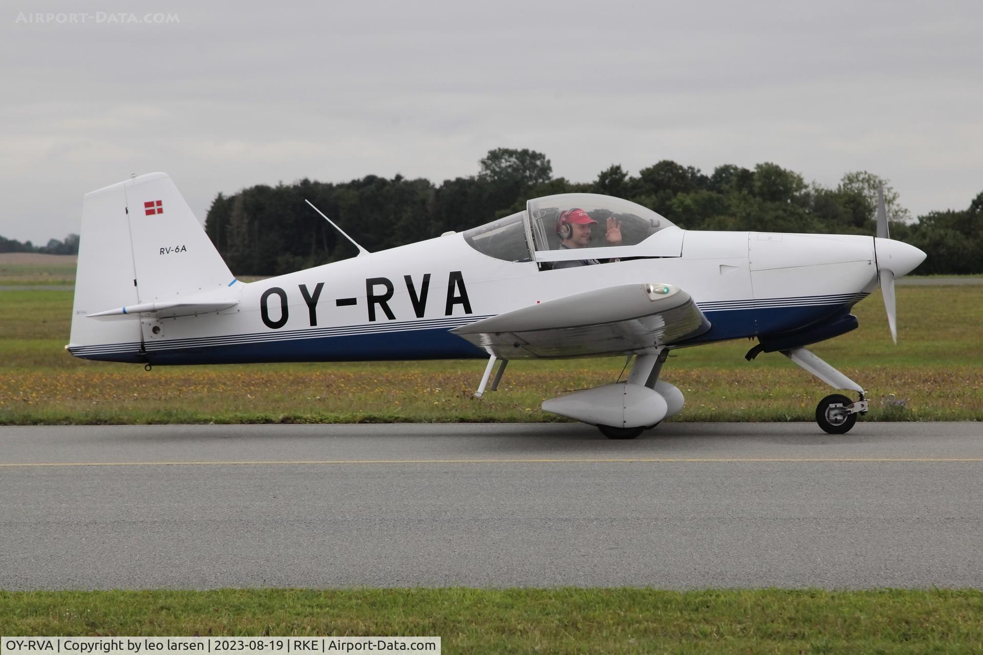 OY-RVA, 2000 Vans RV-6A C/N 25032, Roskilde Air Show 19.8.2023