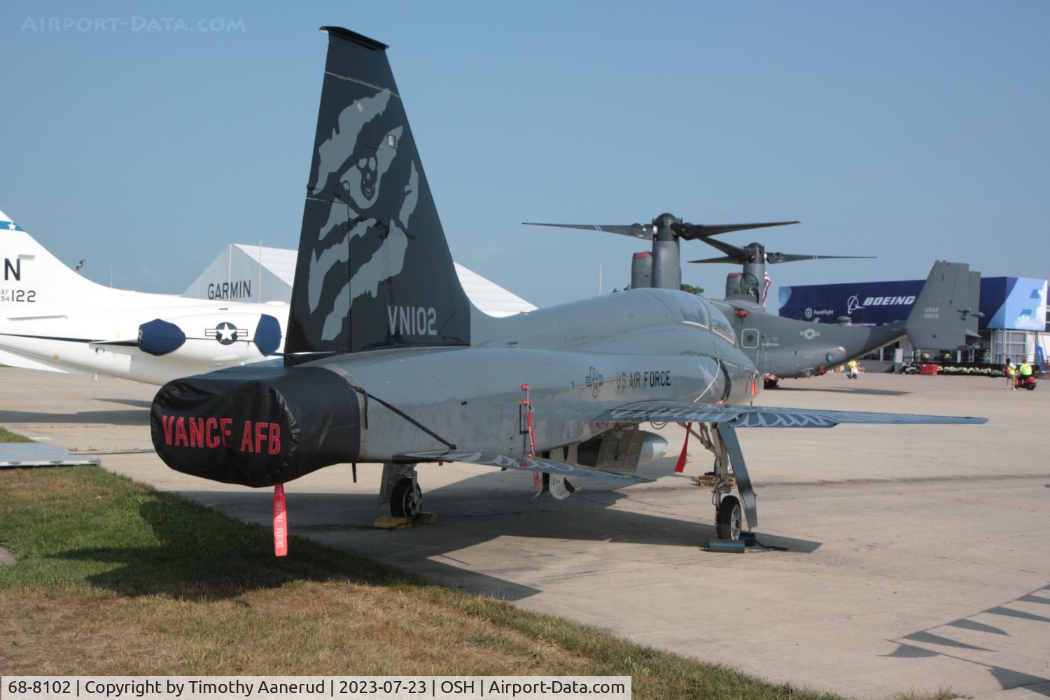 68-8102, 1968 Northrop T-38C Talon C/N T.6107, 68-8102 -  1968 Northrop T-38C Talon, c/n: T.6107.  AirVenture 2023