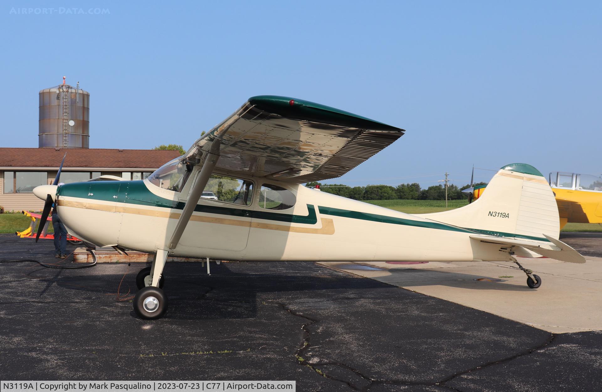 N3119A, 1953 Cessna 170B C/N 25763, Cessna 170B