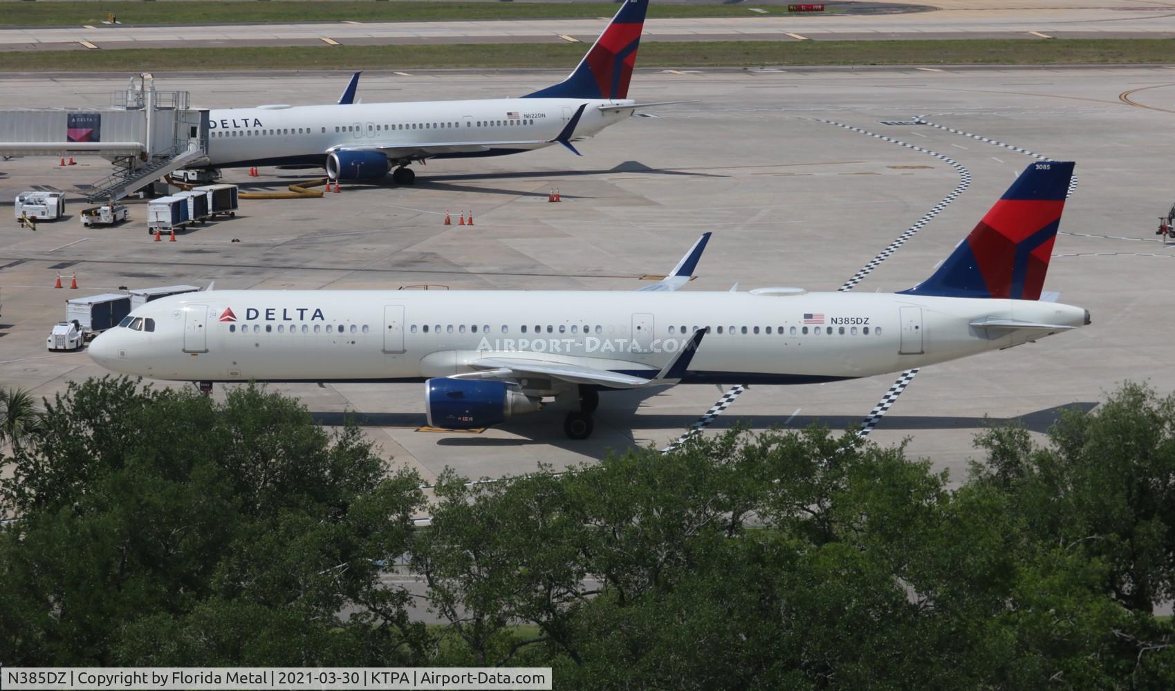 N385DZ, 2019 Airbus A321-211 C/N 8975, DAL A321 zx