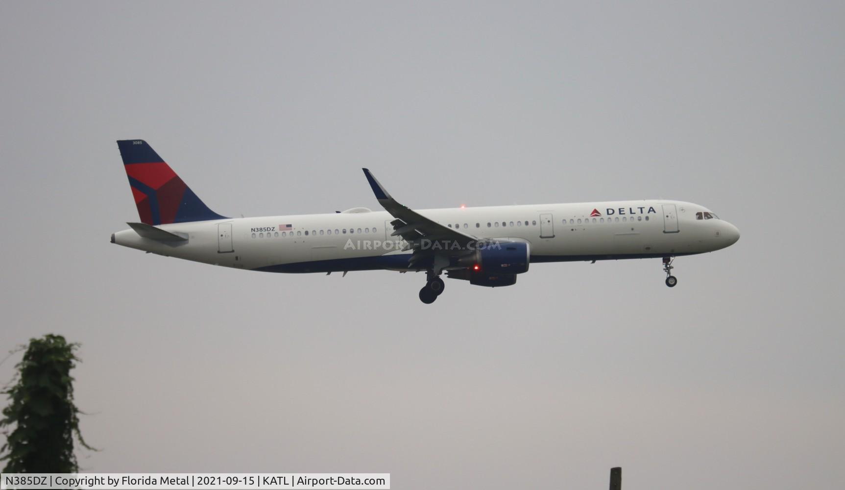 N385DZ, 2019 Airbus A321-211 C/N 8975, DAL A321 zx ORD-ATL