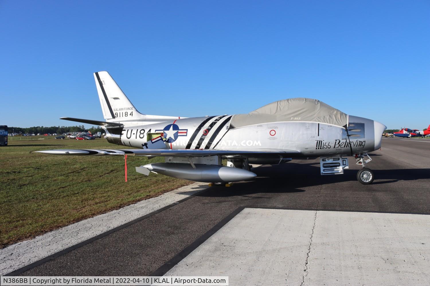 N386BB, 1954 Canadair CL-13 Sabre 5 C/N 1104, F-86 zx