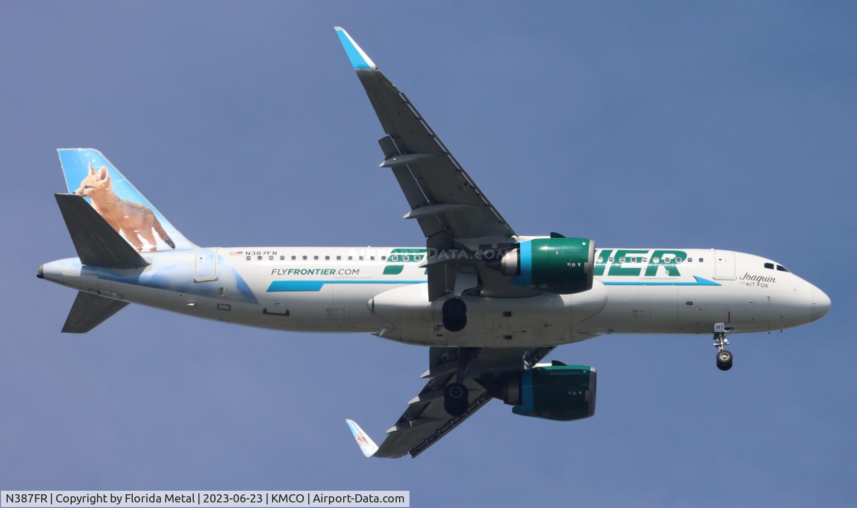 N387FR, 2021 Airbus A320-251N C/N 10708, FFT A32N Joaqin zx SXM-MCO