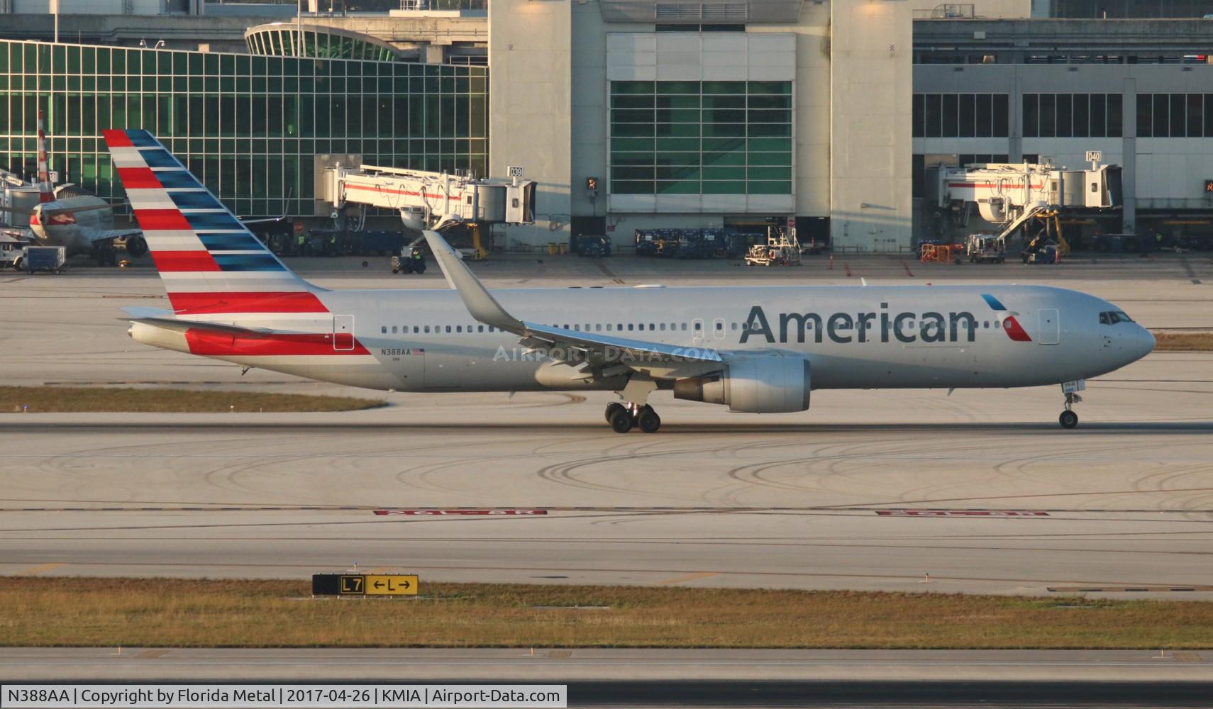 N388AA, 1994 Boeing 767-323 C/N 27448, AAL 763 nc zx MIA-COR