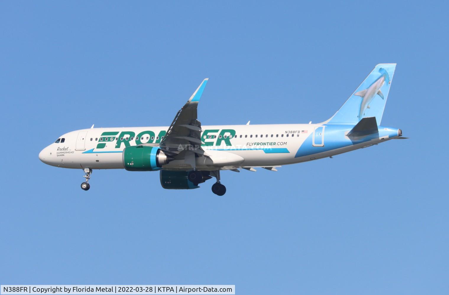N388FR, 2022 Airbus A320-251N C/N 10768, FFT A32N Rocket zx SJU-TPA