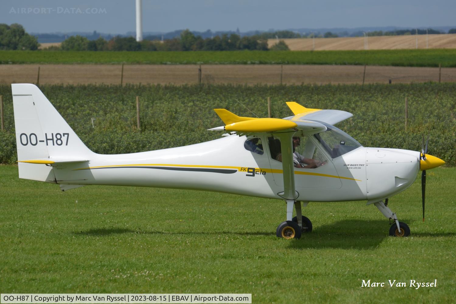 OO-H87, B & F Technik FK-9 ELA C/N 480, At Avernas