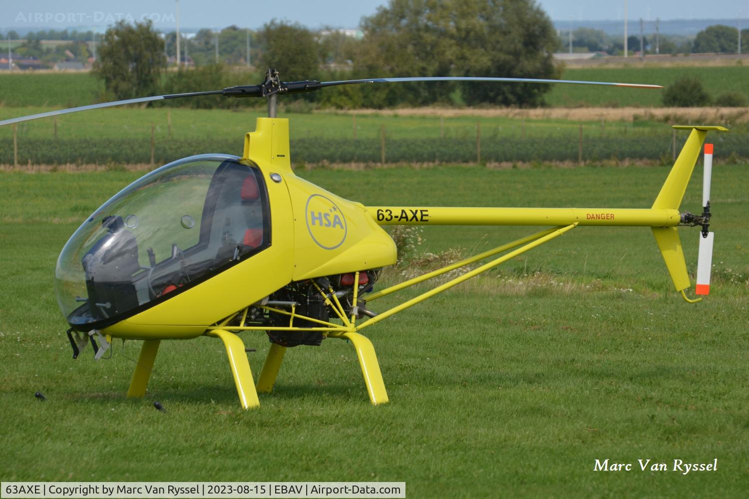 63AXE, Helisport CH7 Kompress Charlie C/N not found 63AXE, At Avernas