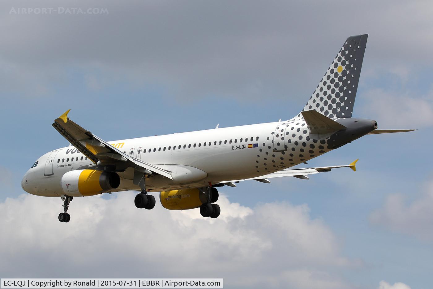 EC-LQJ, 2003 Airbus A320-232 C/N 1979, at bru