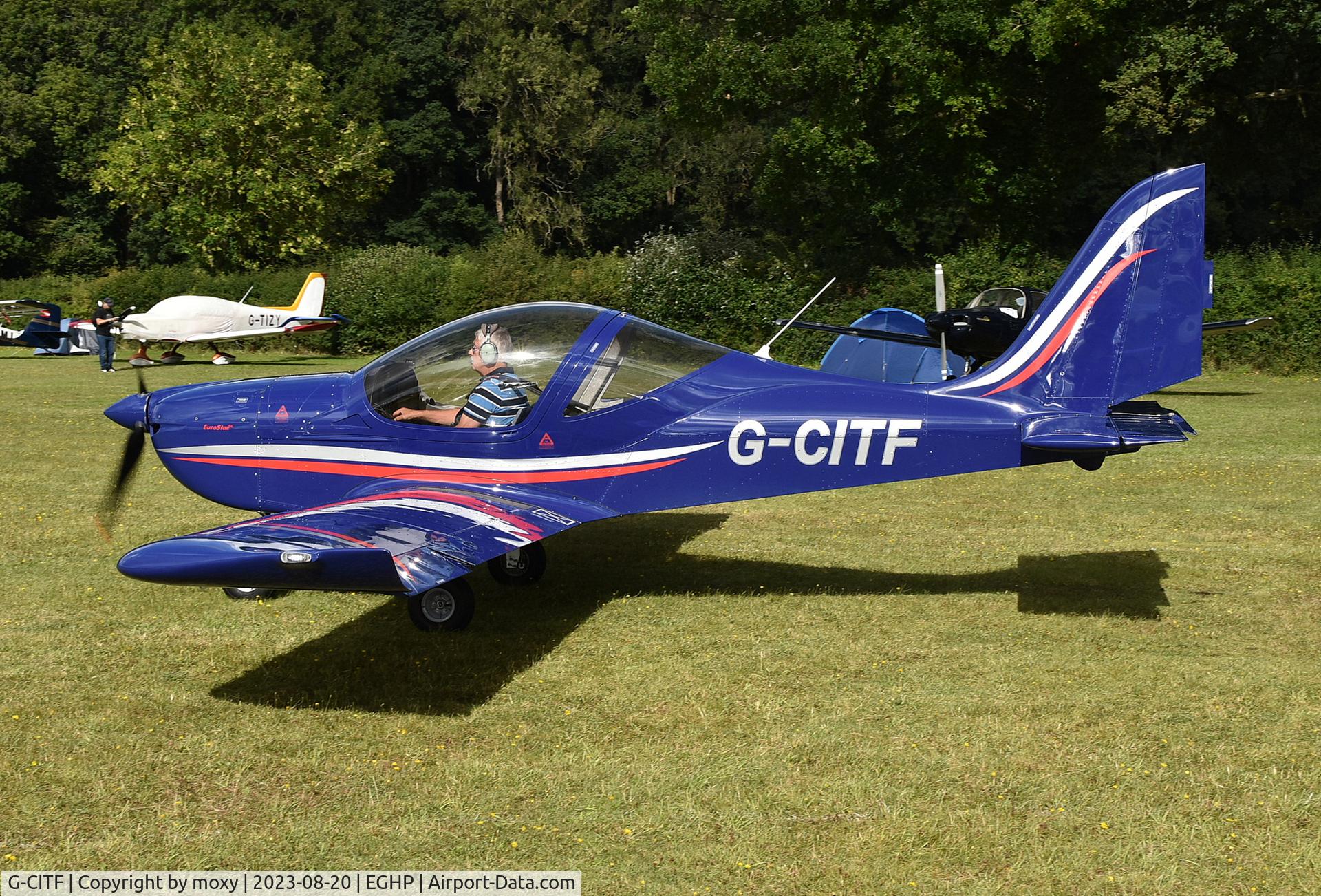 G-CITF, 2015 Evektor EV-97 Eurostar SL C/N 2015-4223, Evektor EV-97 Eurostar SL at Popham.