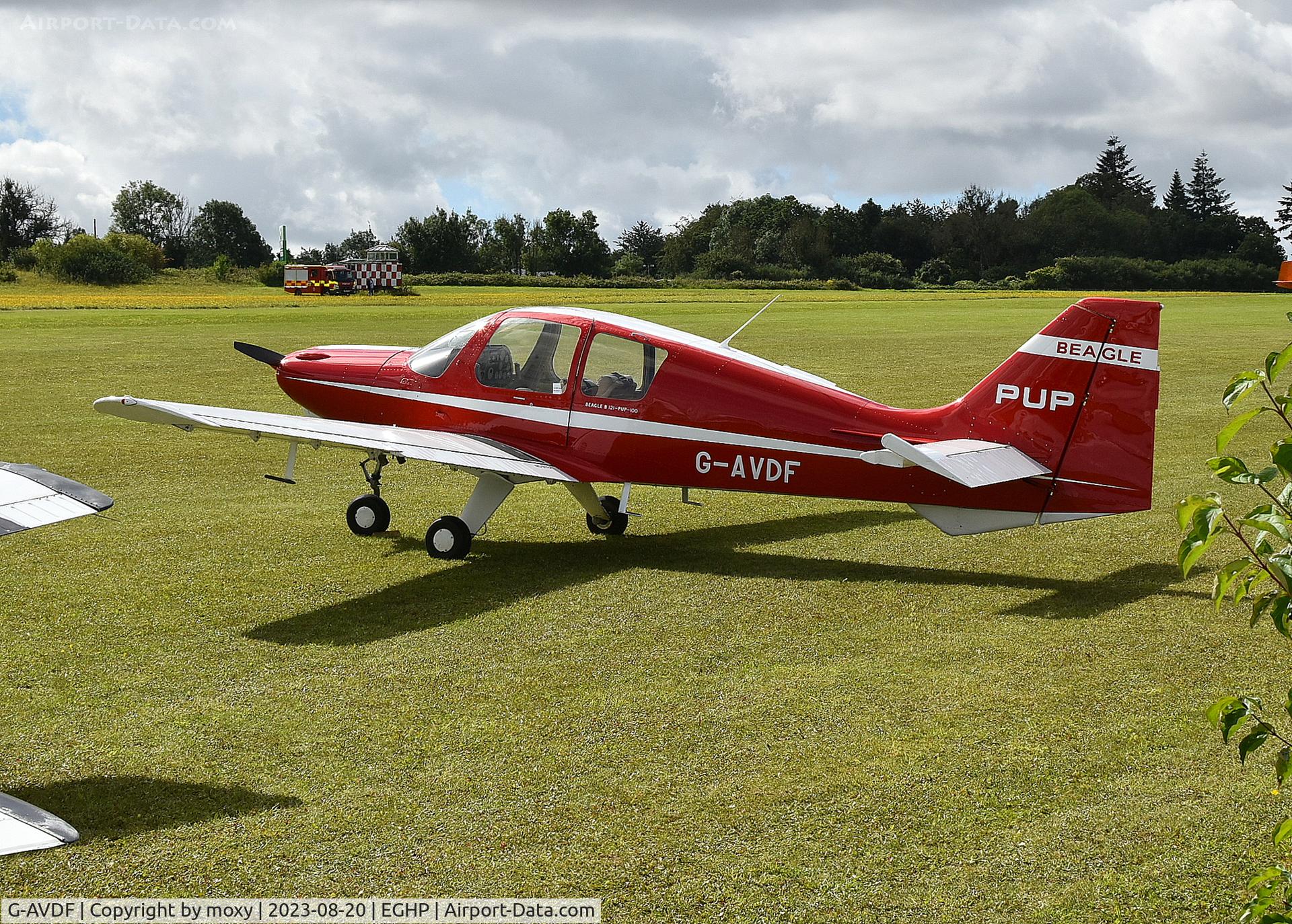 G-AVDF, 1967 Beagle B-121 Pup Series 1 (Pup 100) C/N B121-001, Beagle B-121 Pup Series 1 (Pup 100) at Popham.