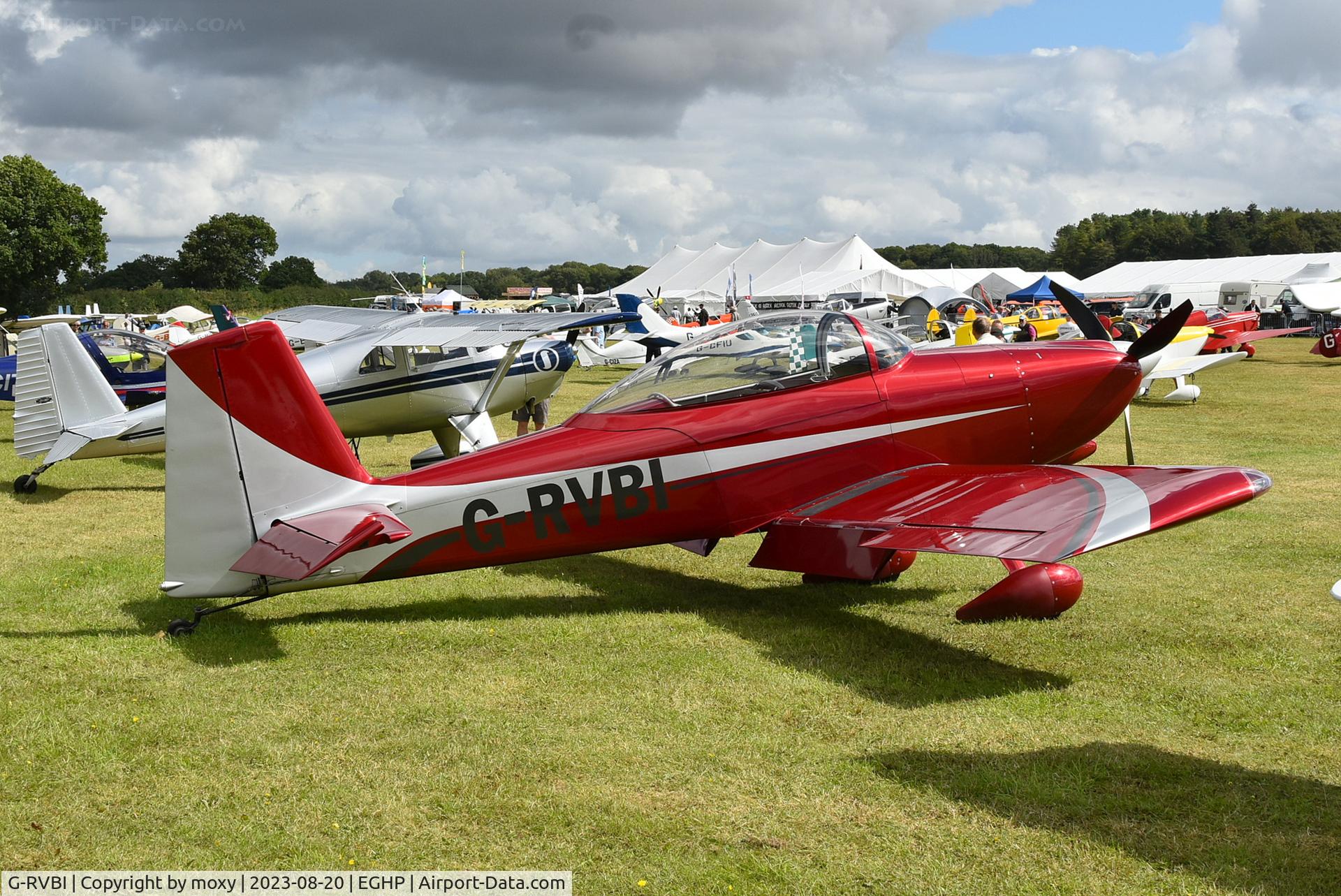 G-RVBI, 2010 Vans RV-8 C/N LAA 303-15013, Vans RV-8 at Popham.
