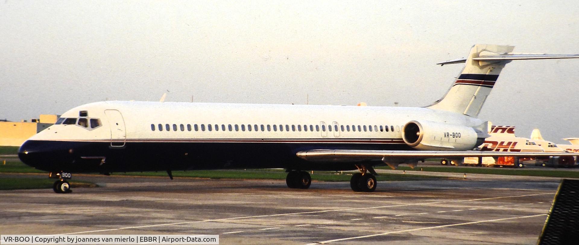 VR-BOO, 1989 McDonnell Douglas MD-87 (DC-9-87) C/N 49778 / 1646, Slide scan