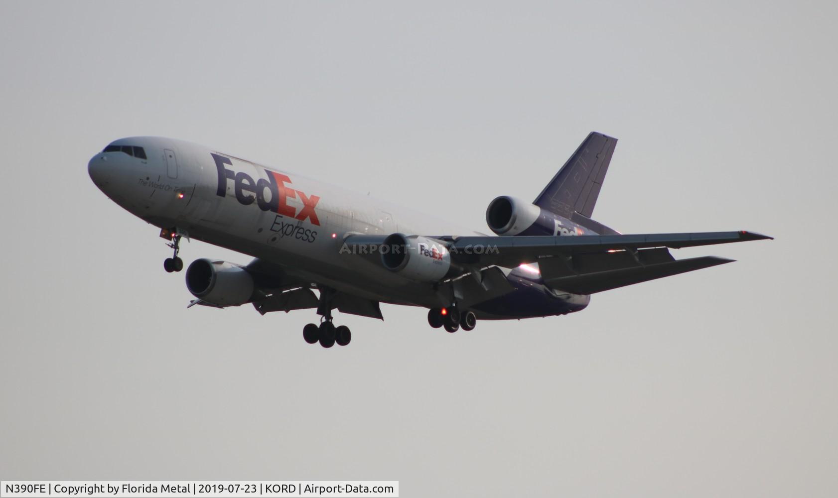 N390FE, 1974 McDonnell Douglas MD-10-10F C/N 46624, FedEx MD-10-10 zx MEM-ORD