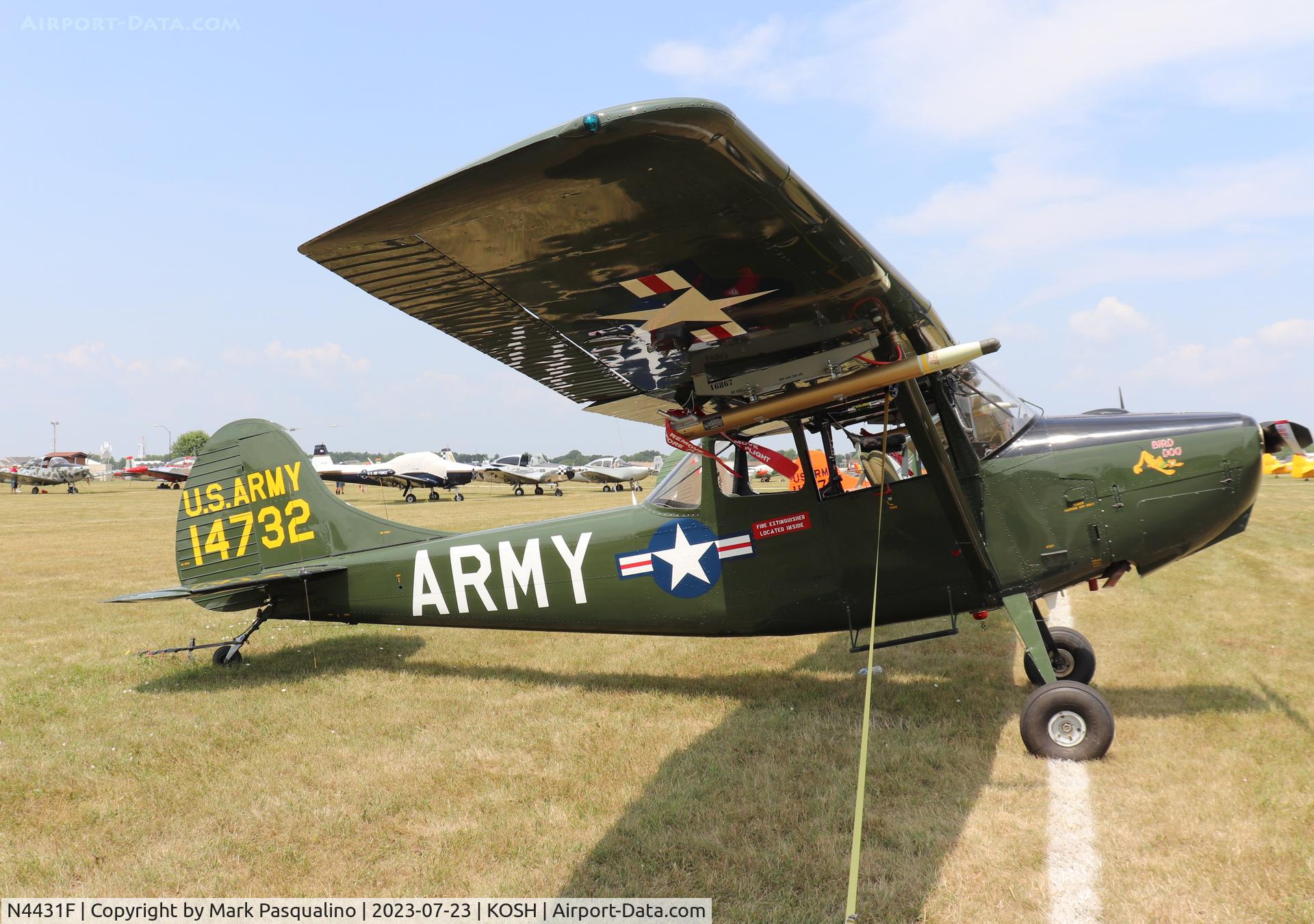 N4431F, Cessna L-19E Bird Dog C/N 24562, Cessna L-19E