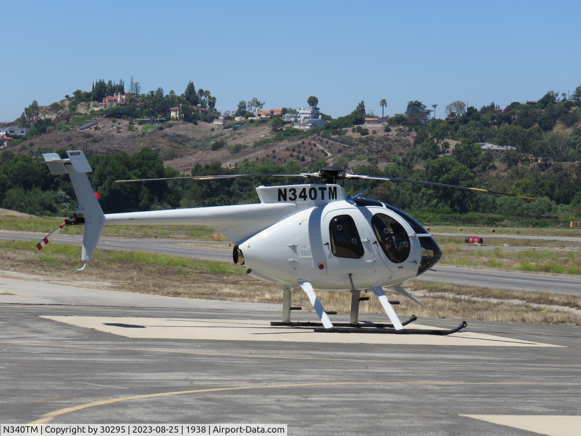 N340TM, 2023 MD Helicopters 369FF (MD530F) C/N 0340FF, Parked