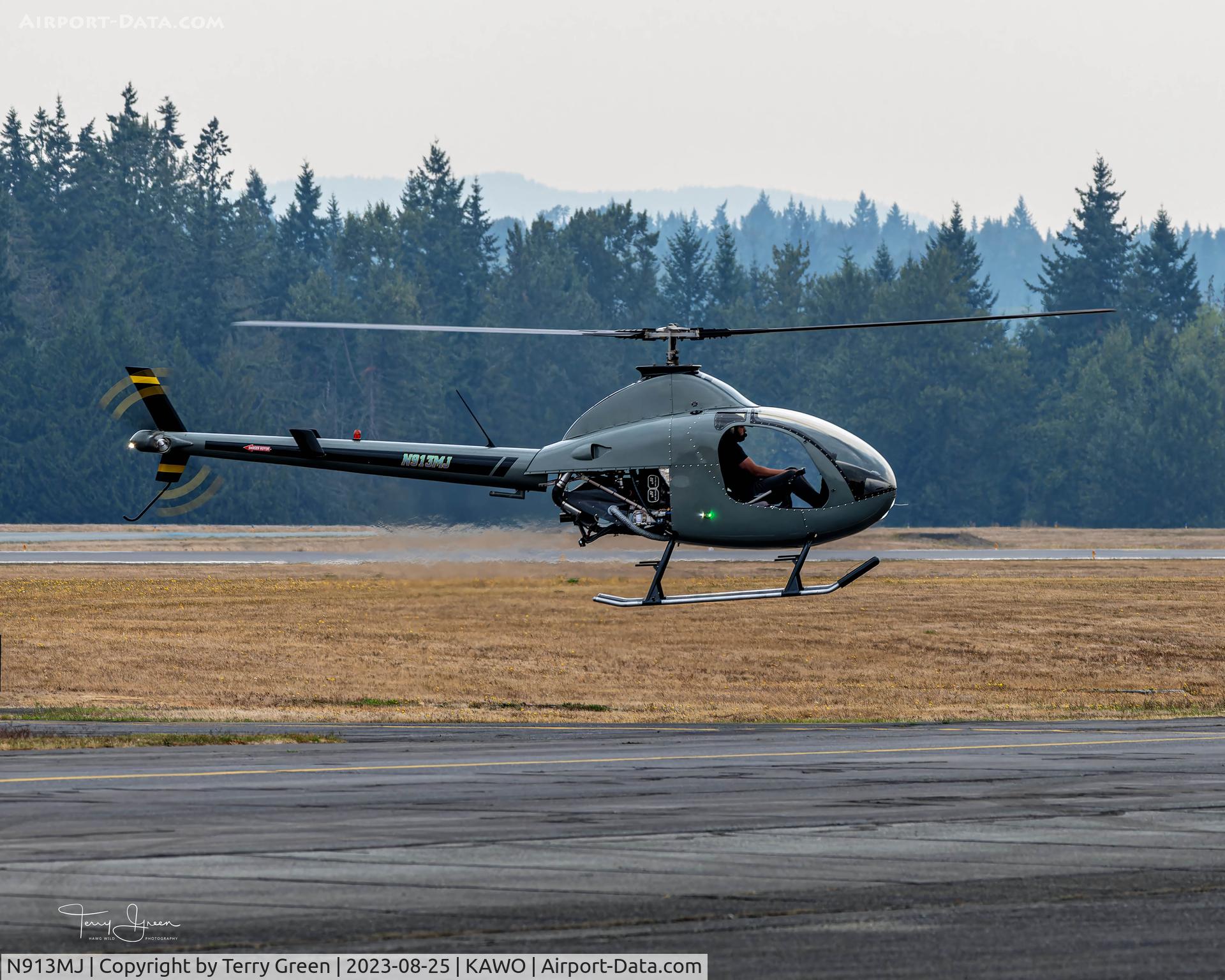 N913MJ, Rotorway Executive 162F C/N 6446, KAWO