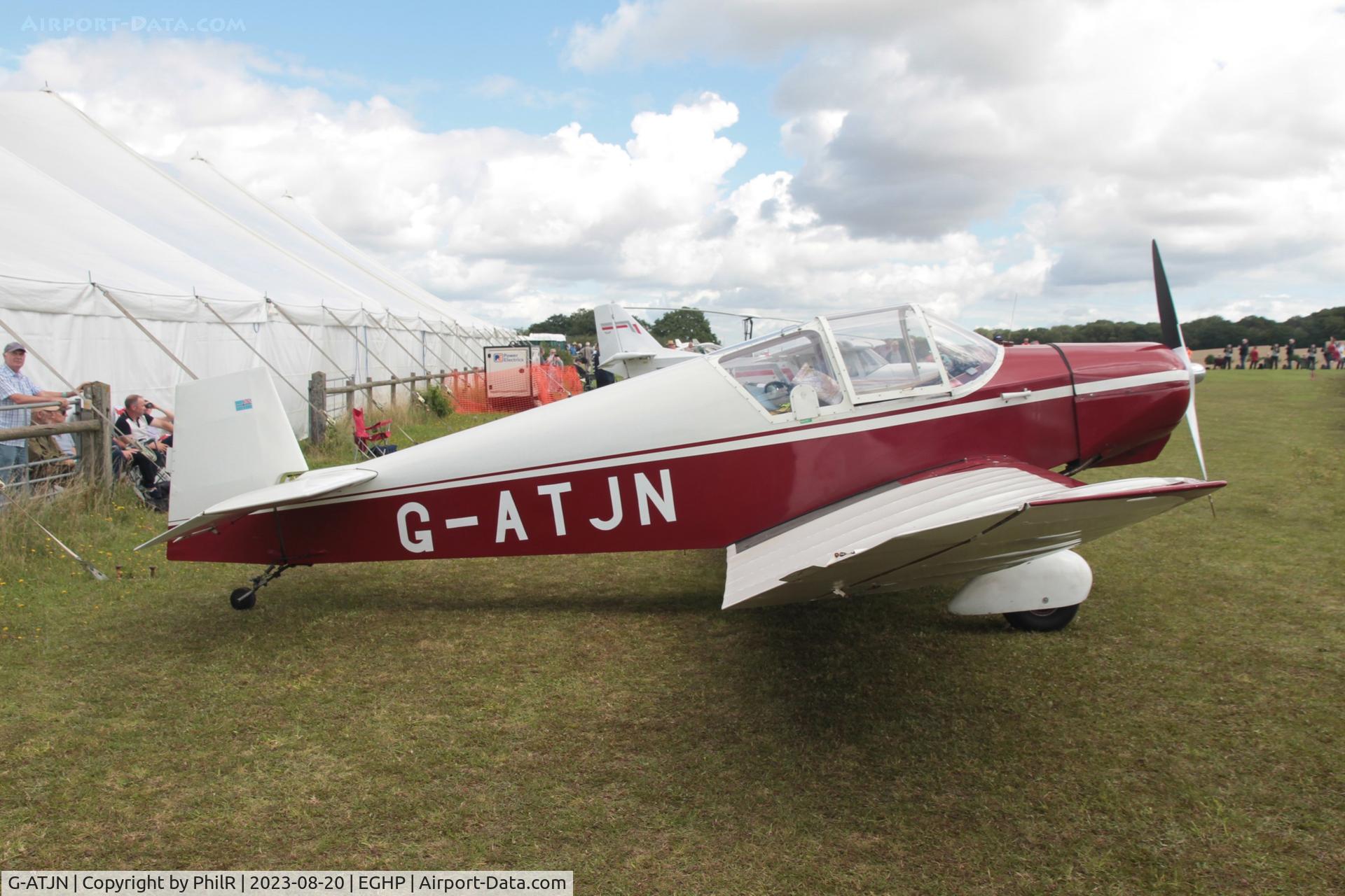 G-ATJN, 1958 Jodel D-119 C/N 863, G-ATJN 1958 ETS Dormois Jodel D119 LAA Fly In Popham 20.08.23