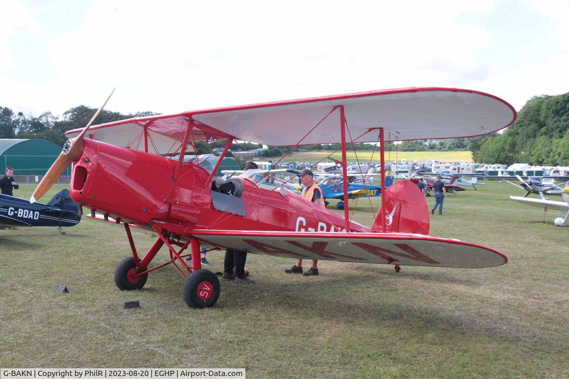 G-BAKN, 1946 Stampe-Vertongen SV-4C C/N 348, G-BAKN 1946 SNCAN Stampe SV4C LAA Fly In Popham