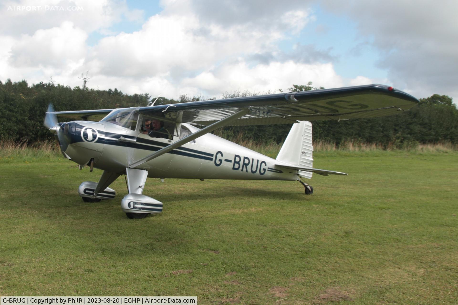 G-BRUG, 1946 Luscombe 8E Silvaire C/N 4462, G-BRUG 1946 Luscombe 8E Silvaire Deluxe LAA Fly In Popham