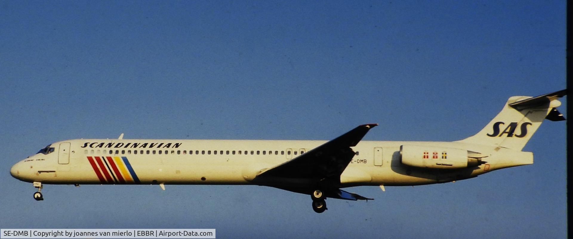 SE-DMB, 1991 McDonnell Douglas MD-81 (DC-9-81) C/N 53314, Slide scan