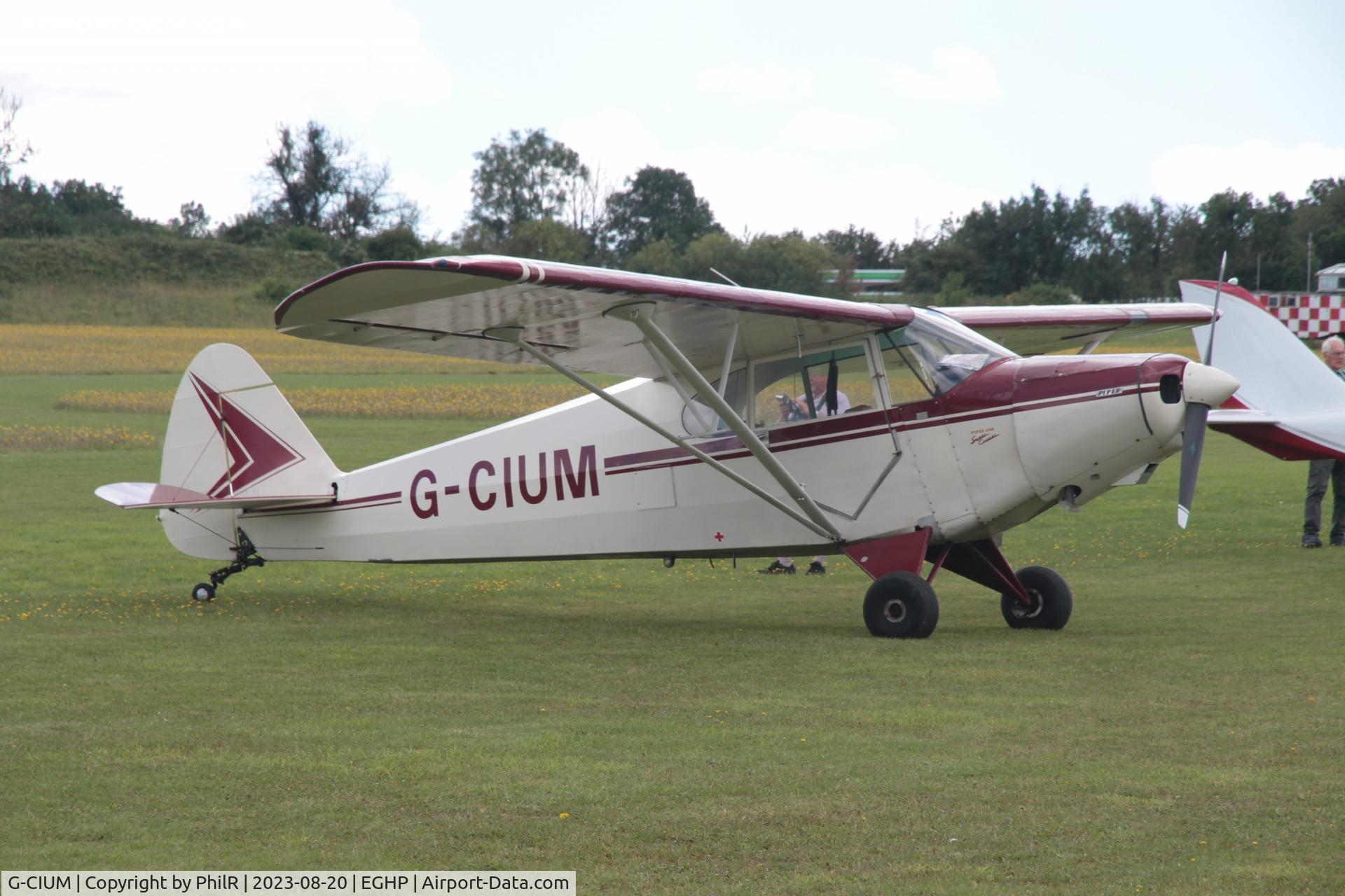 G-CIUM, 1946 Piper PA-12 Super Cruiser C/N 12-1272, G-CIUM 1946 Piper PA-12 Super Cruiser LAA Fly In Popham