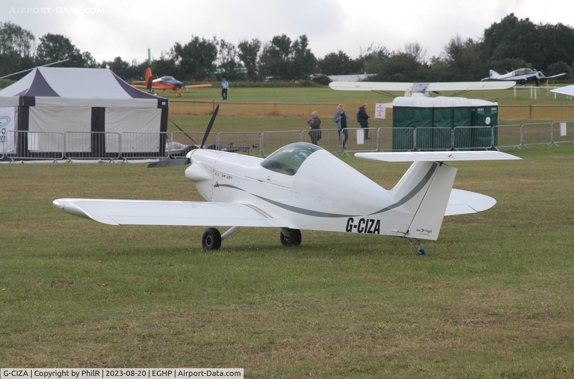G-CIZA, 2015 Spacek SD-1 Minisport C/N 129, G-CIZA 2015 Spacek SRO SD-1 Minisport LAA Fly In Popham