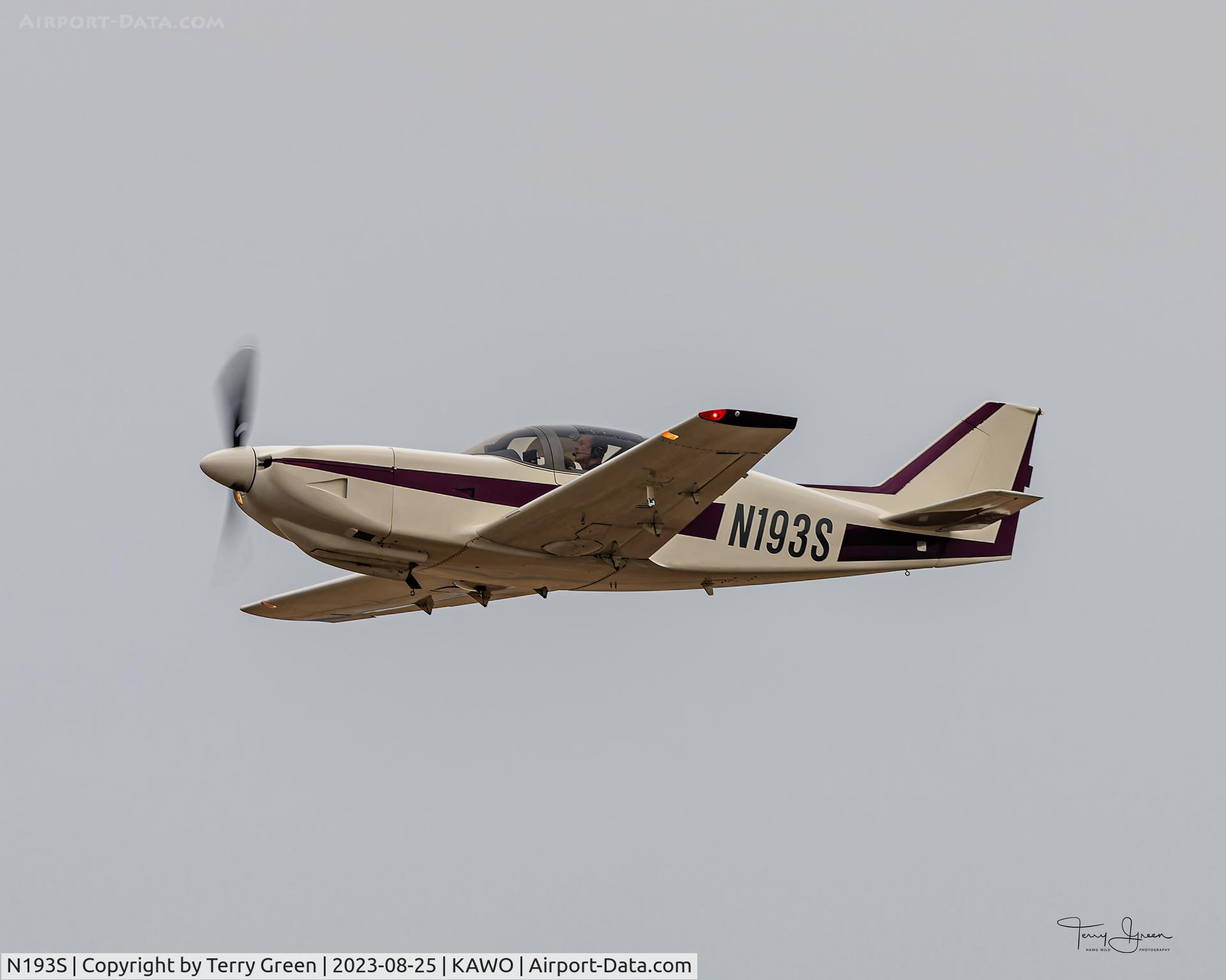 N193S, 1993 Stoddard-Hamilton Glasair II-S RG C/N 2222, KAWO