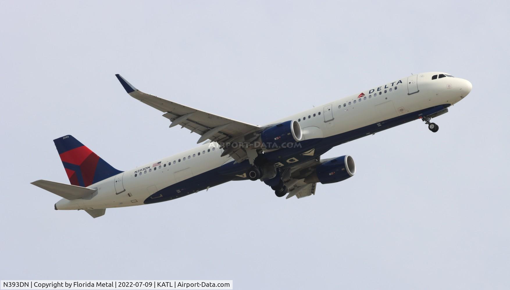 N393DN, 2019 Airbus A321-211 C/N 9067, DAL A321 zx ATL-PHX