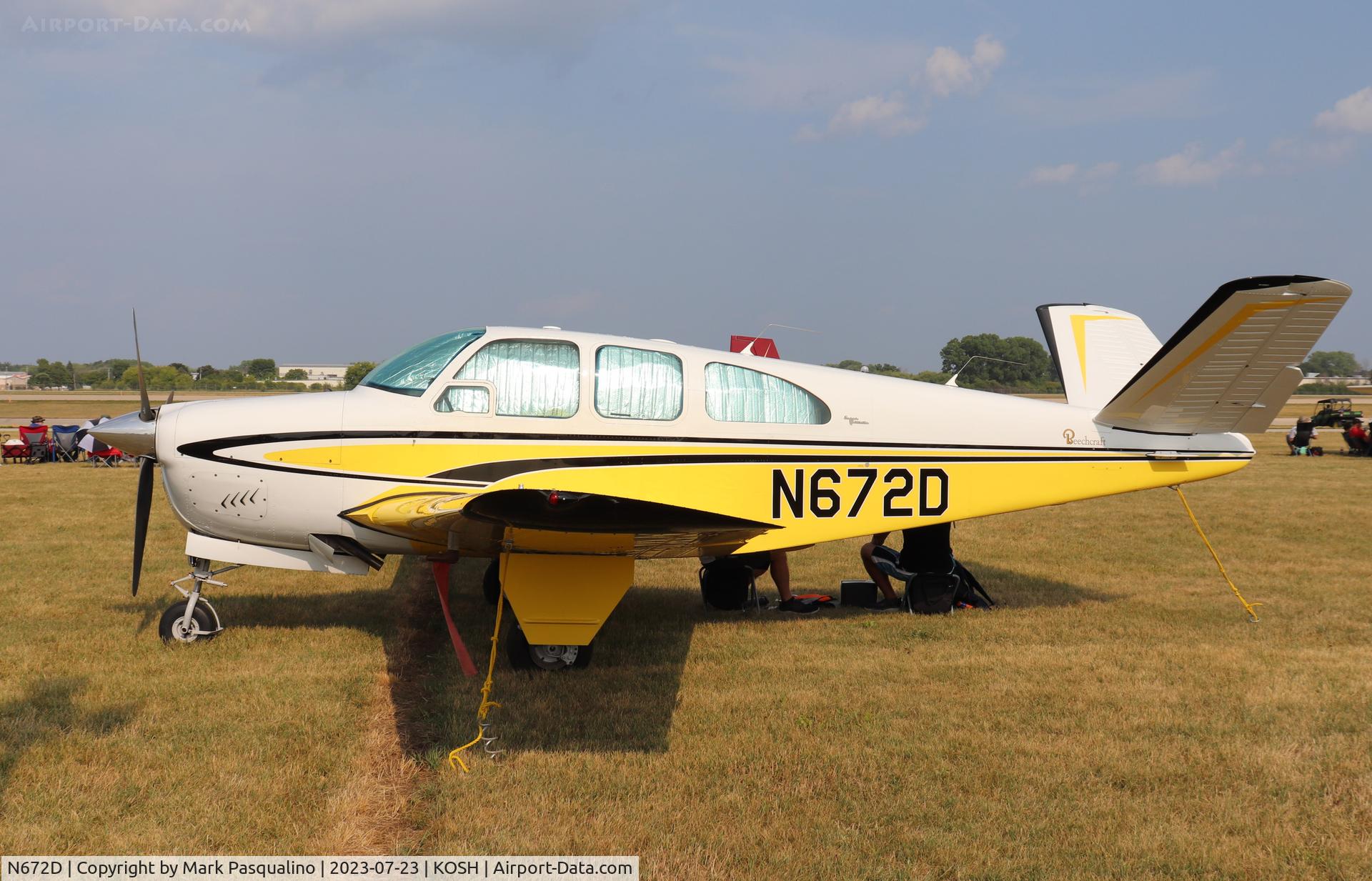 N672D, 1963 Beech P35 Bonanza C/N D-7204, Beech P35