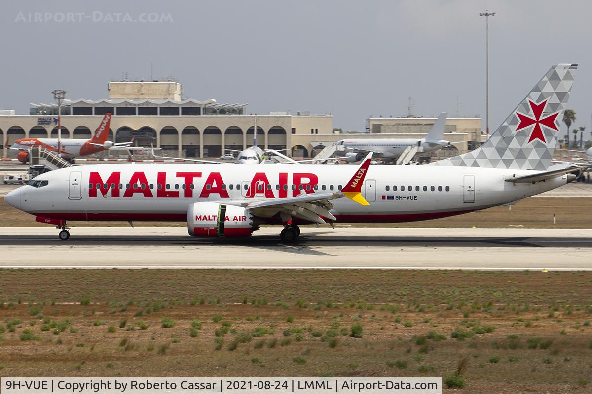 9H-VUE, 2021 Boeing 737-8-200 MAX C/N 65876, Runway 31