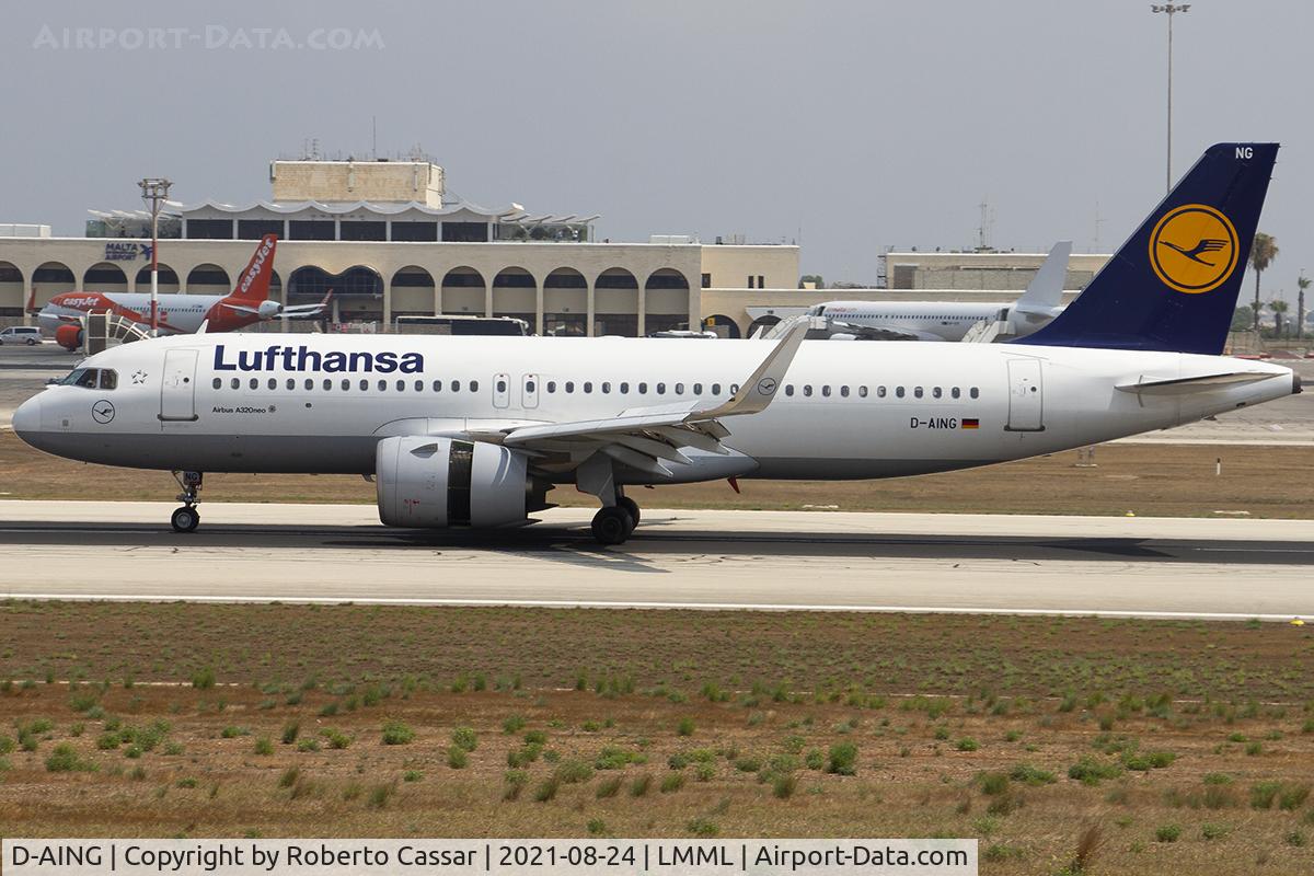 D-AING, 2017 Airbus A320-271N C/N 7588, Runway 31