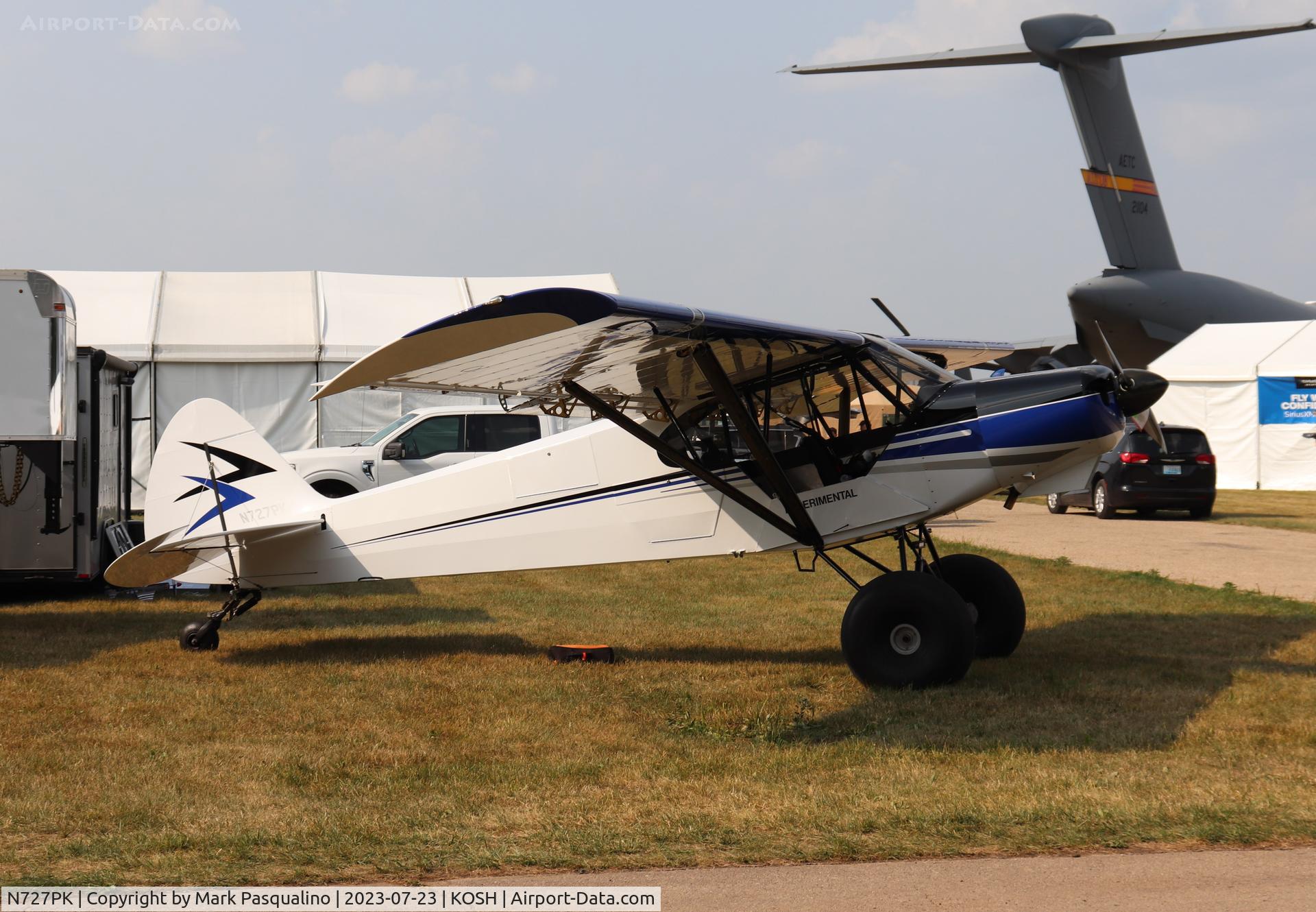 N727PK, 2021 Javron PA-18 Replica C/N JA1804119, PA-18 Replica