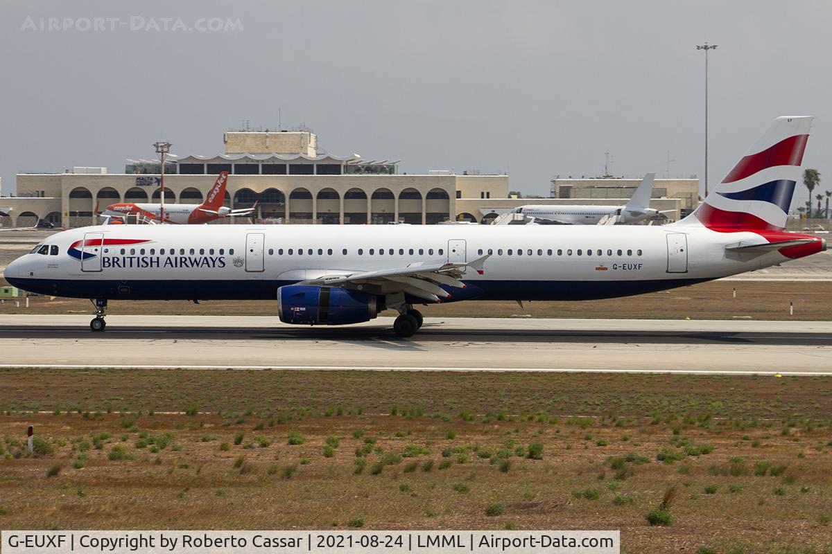 G-EUXF, 2004 Airbus A321-231 C/N 2324, Runway 31