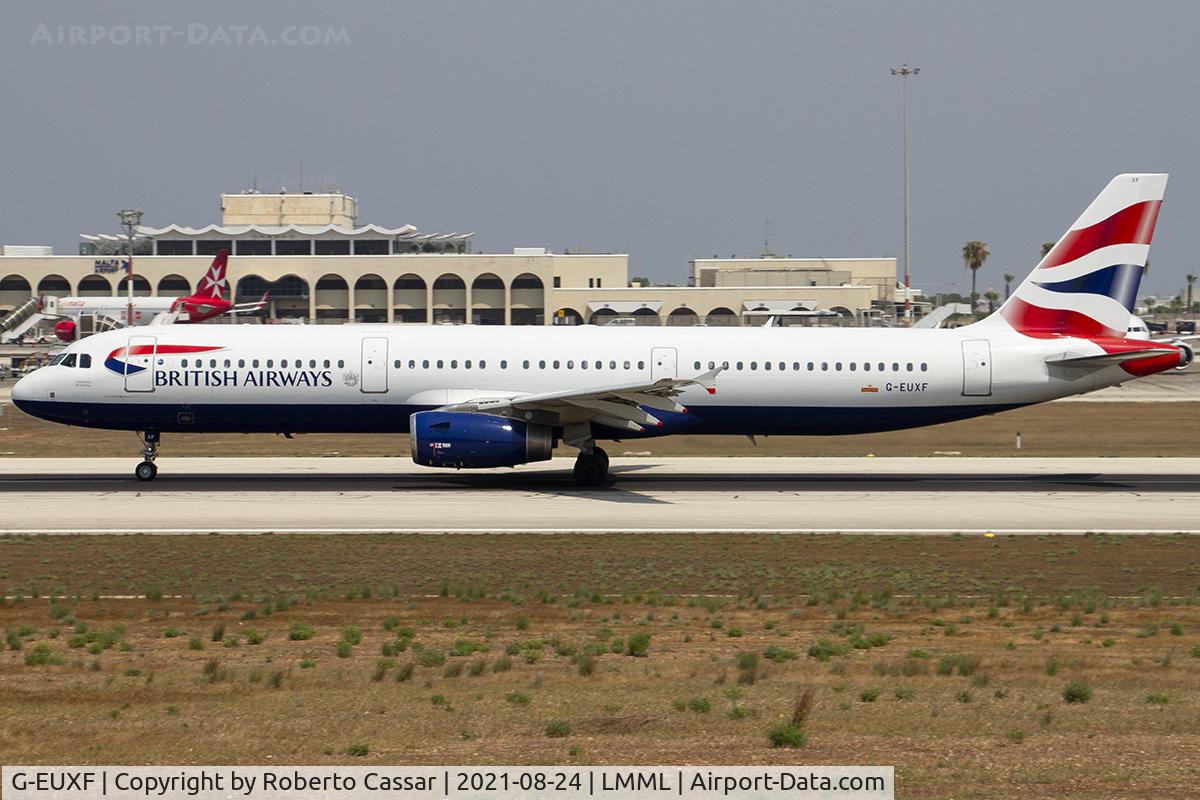 G-EUXF, 2004 Airbus A321-231 C/N 2324, Runway 31