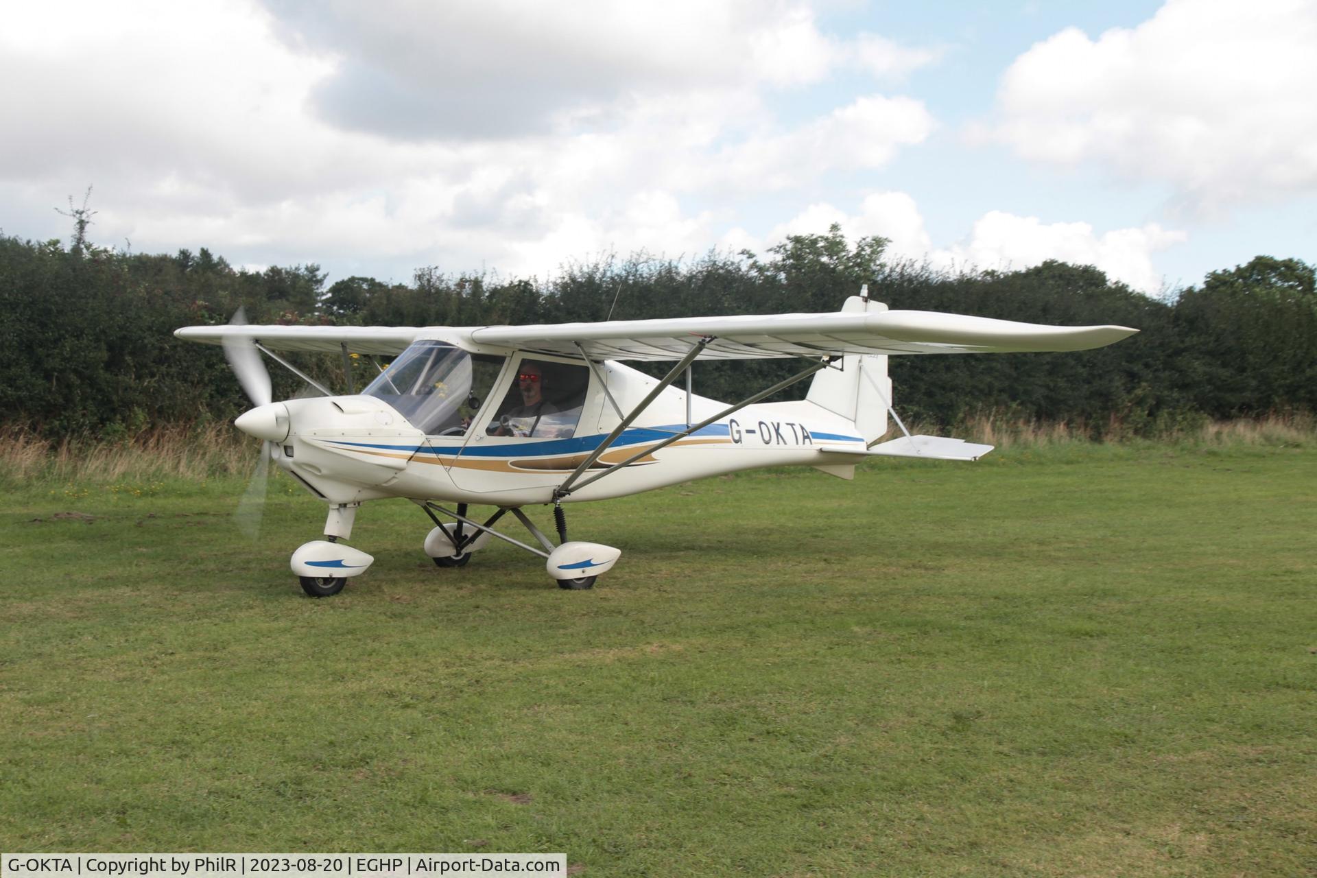 G-OKTA, 2013 Comco Icarus C43 FB80 C/N 1305-7250, G-OKTA 2013 Comco Ikarus  C42 FB80 LAA Fly In Popham